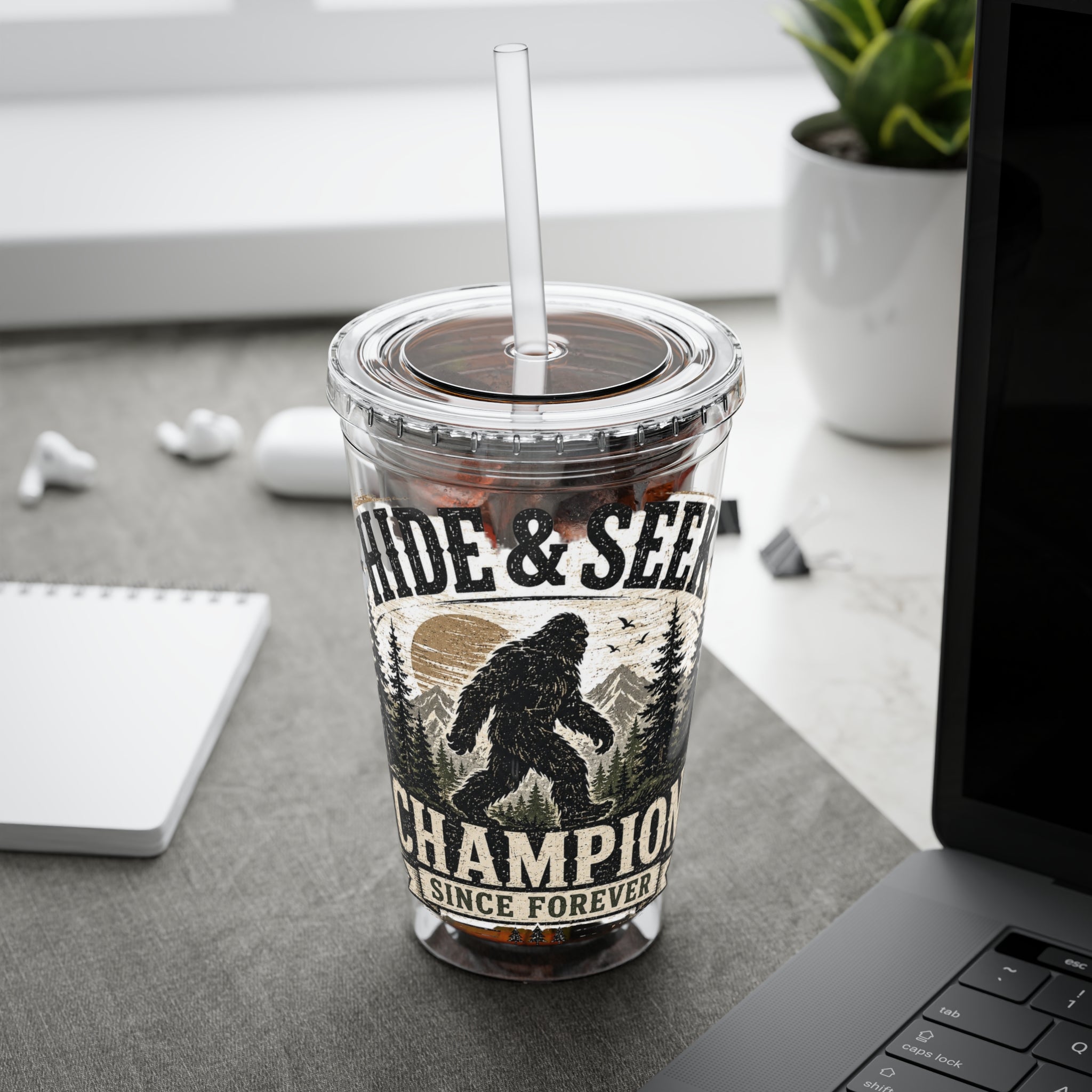Hide & Seek Champion Since Forever Sunsplash Tumbler with Straw, 16oz