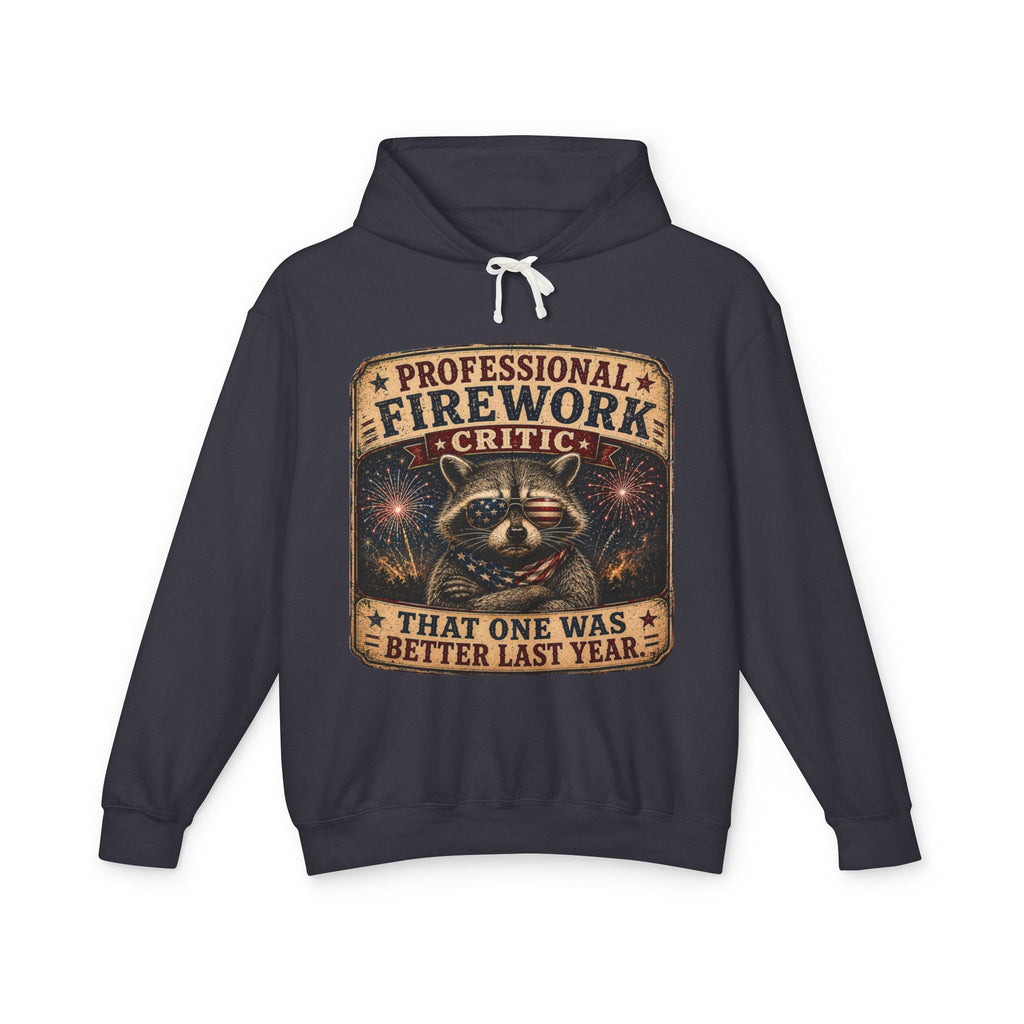 Firework Critic Hoodie — "Professional Firework Critic: That One Was Better Last Year"