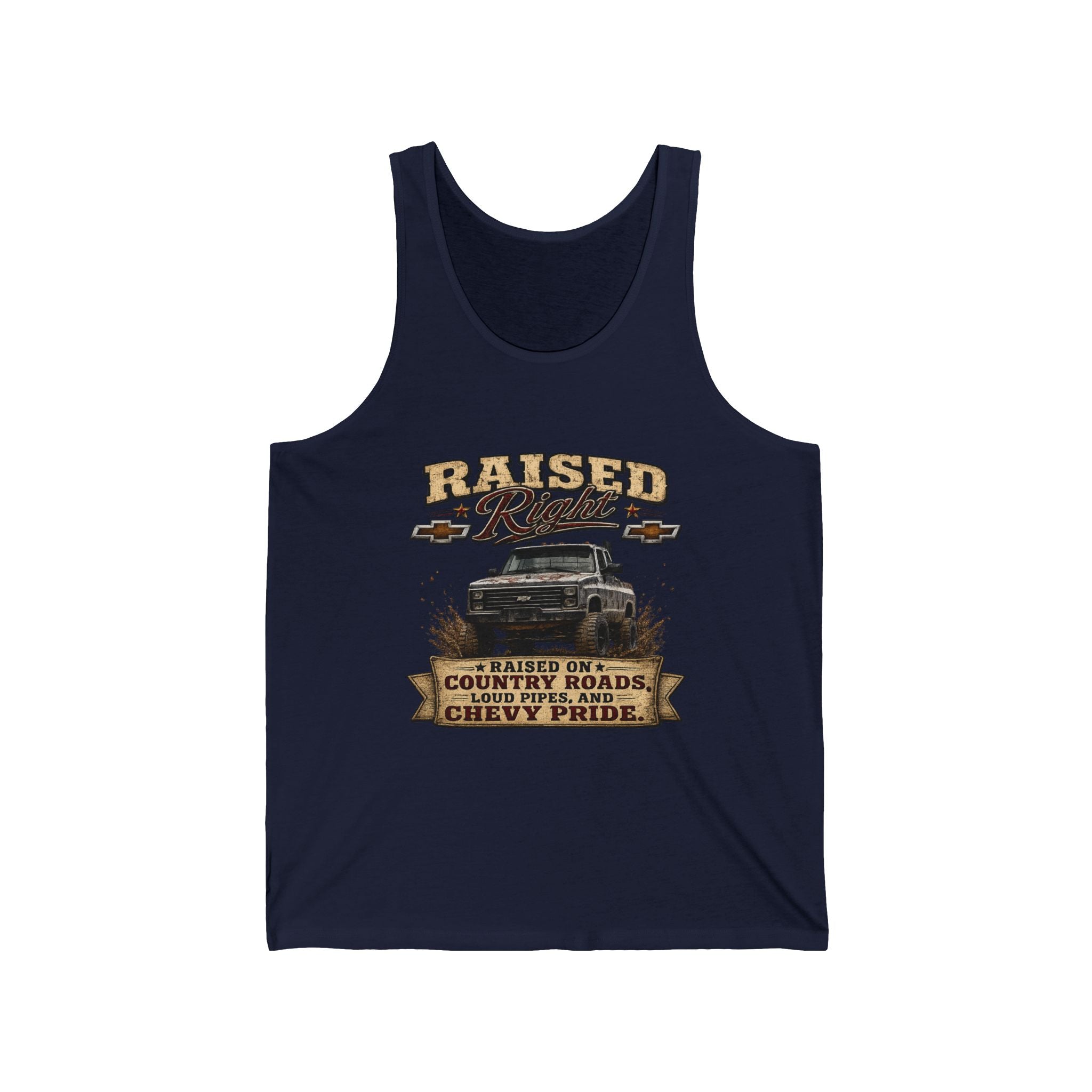 Raised on Country Roads Chevy Pride Tank
