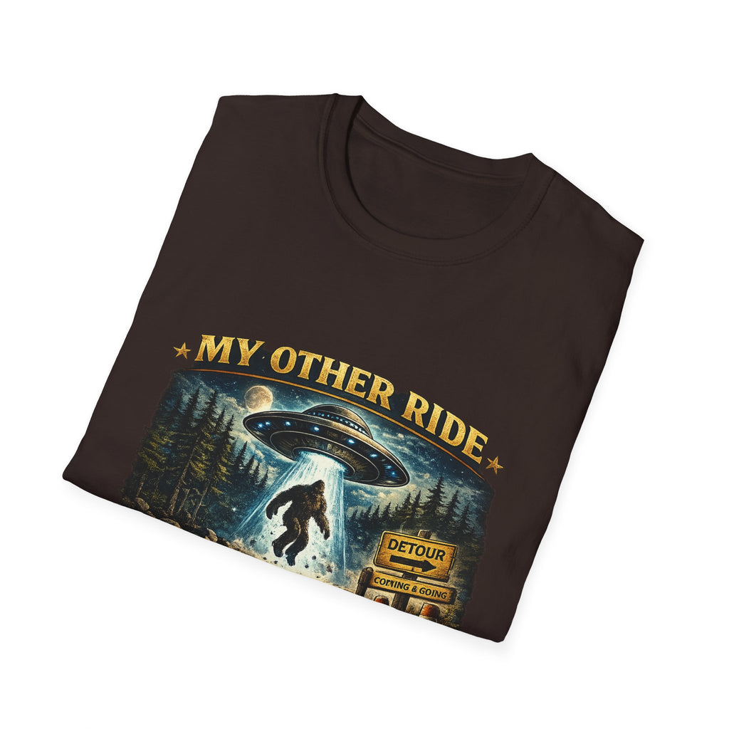 UFO Tee — "My Other Ride is Unconfirmed" Alien Abduction T-Shirt