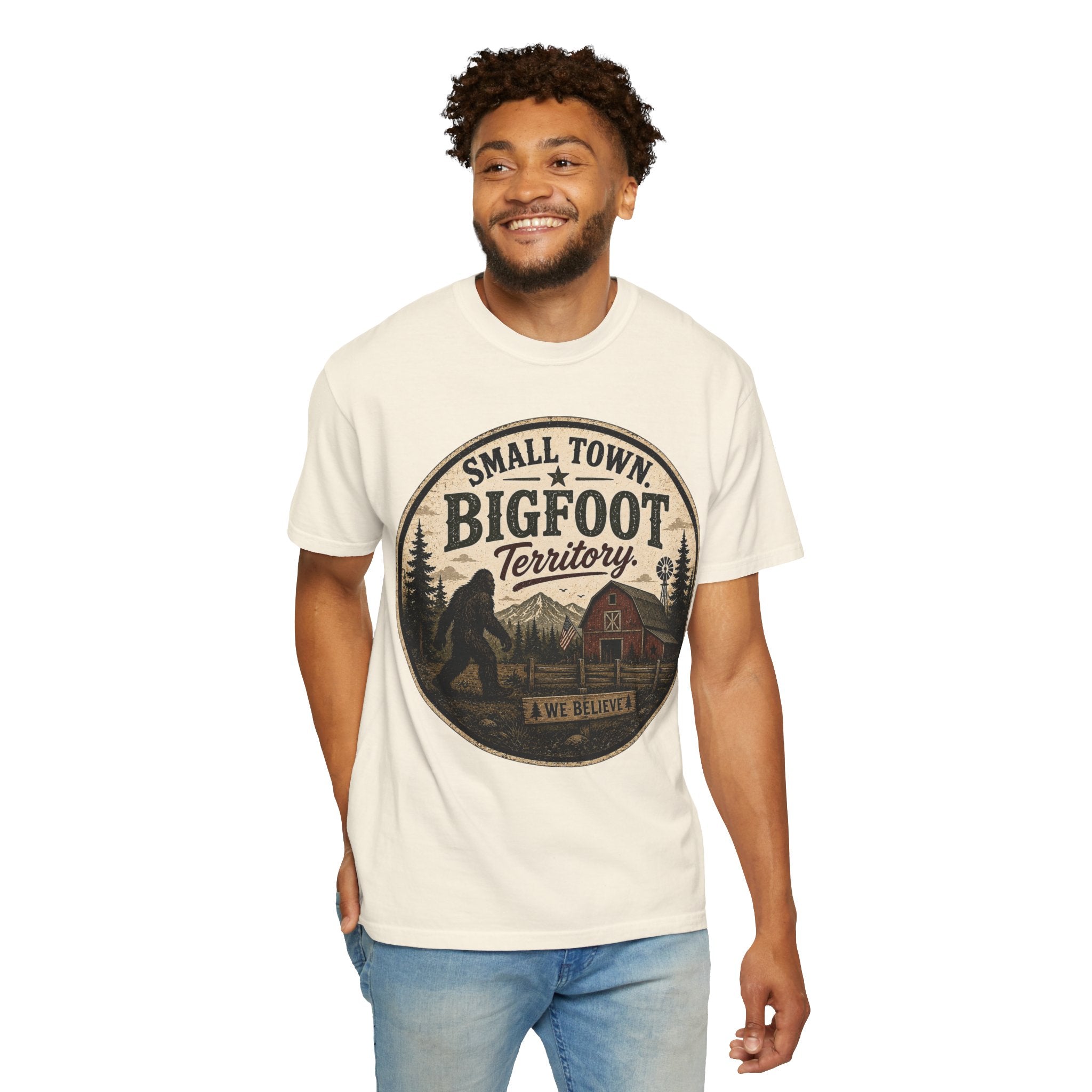 Small Town Bigfoot Territory T-shirt