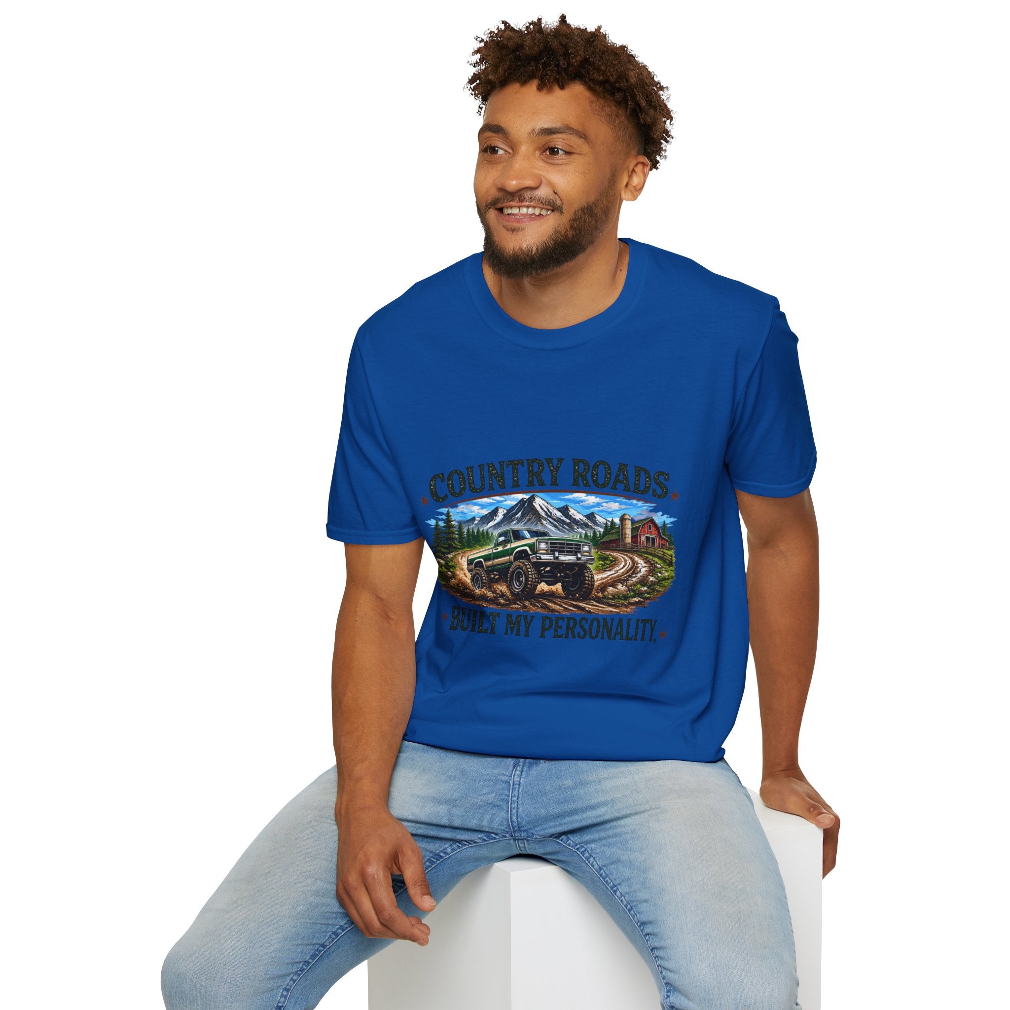Country Roads Truck Softstyle T-Shirt