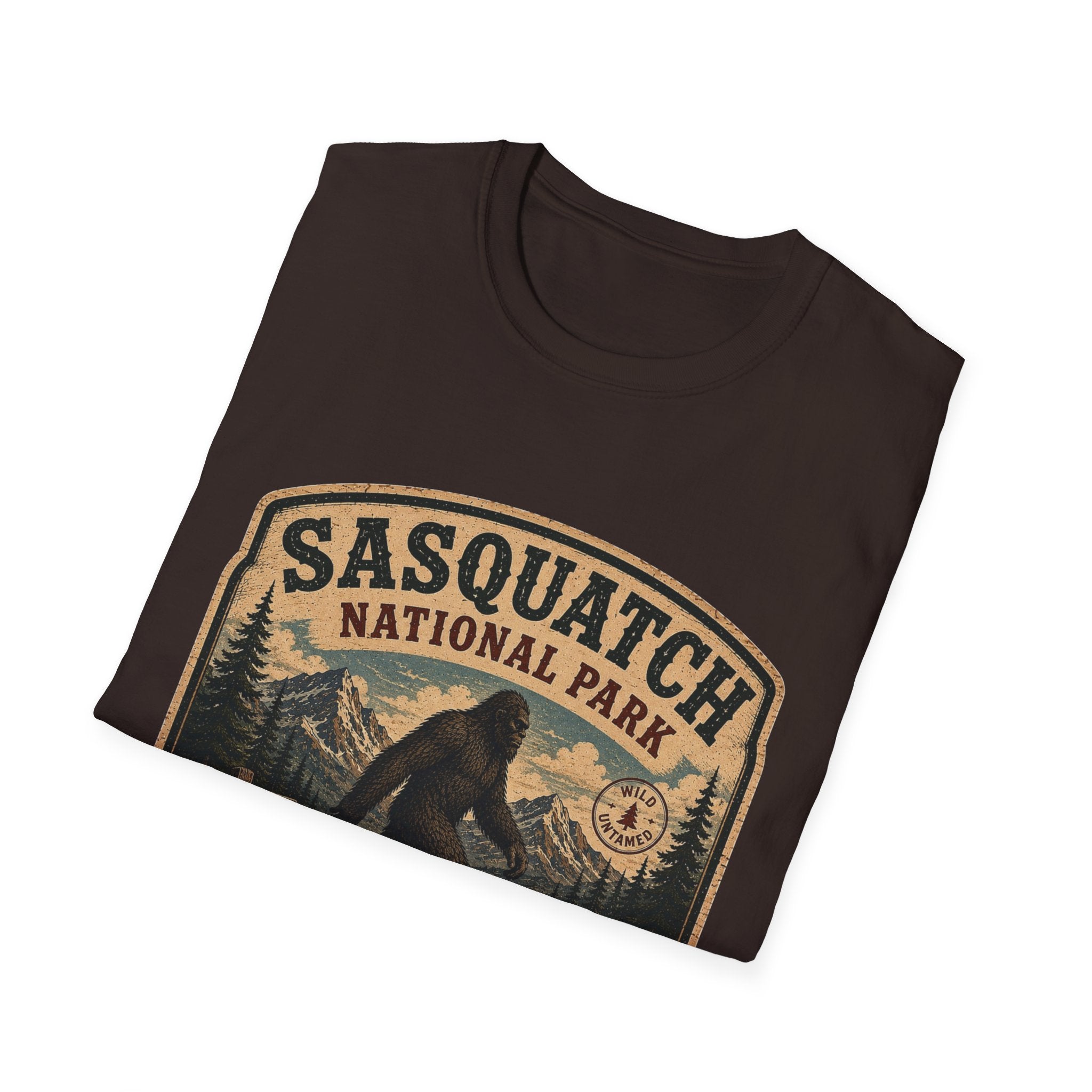 Sasquatch National Park T-Shirt — "Population: Maybe" Vintage Bigfoot Tee