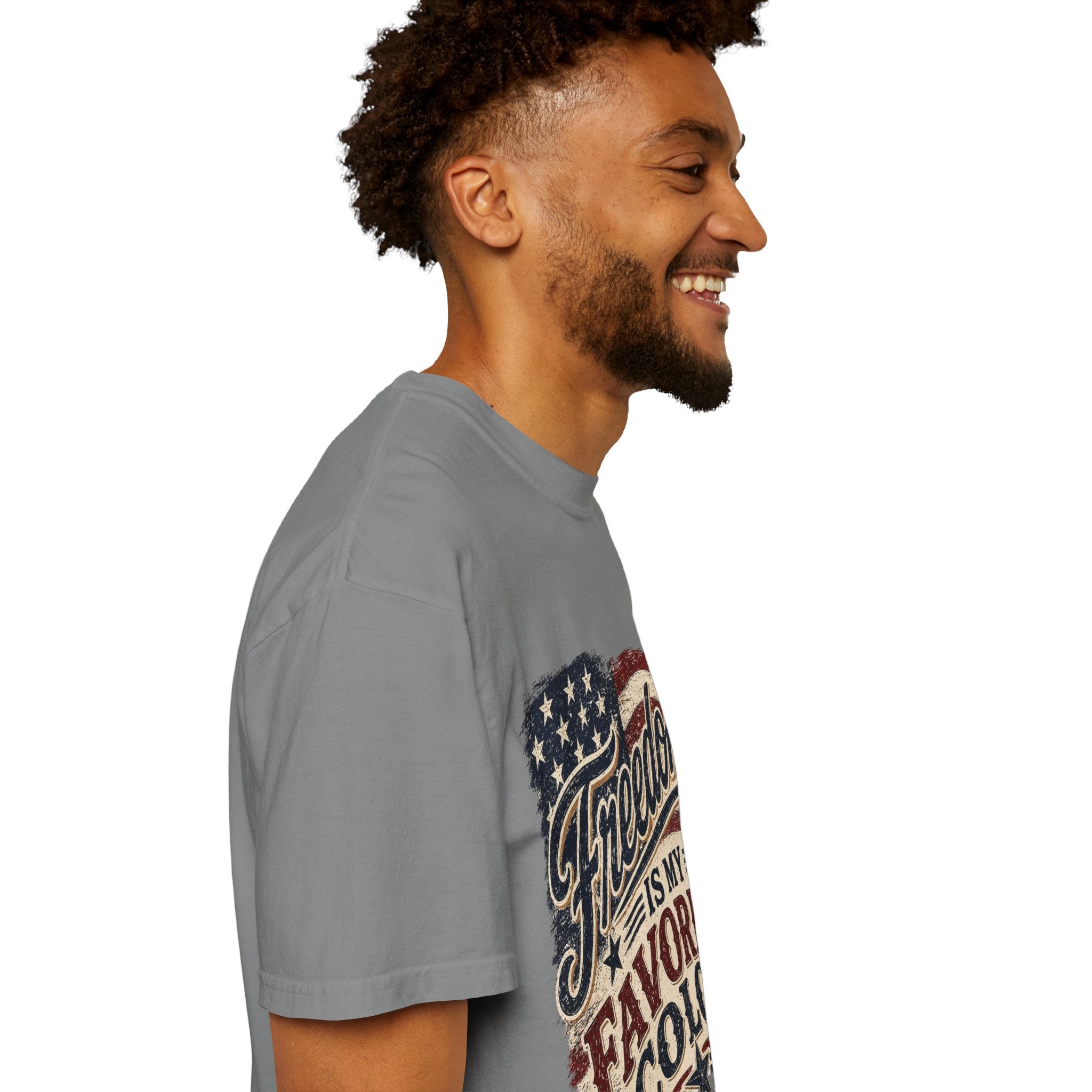 Freedom Is My Favorite Color T-Shirt — Patriotic American Flag Tee