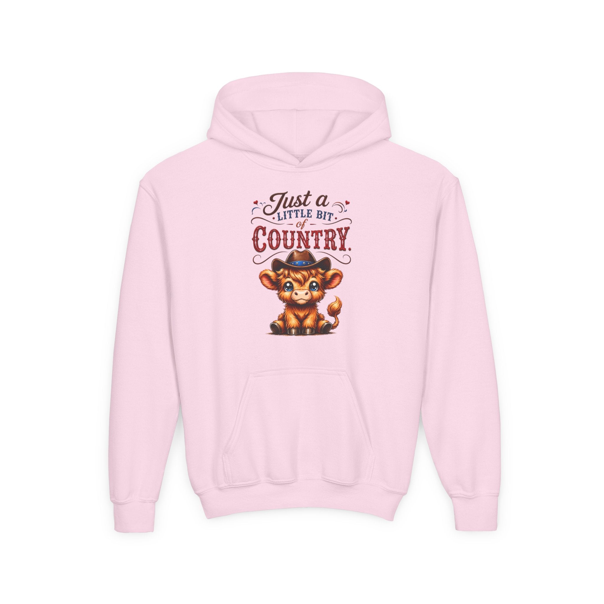 Just a Little Bit of Country Youth Heavy Blend Hooded Sweatshirt