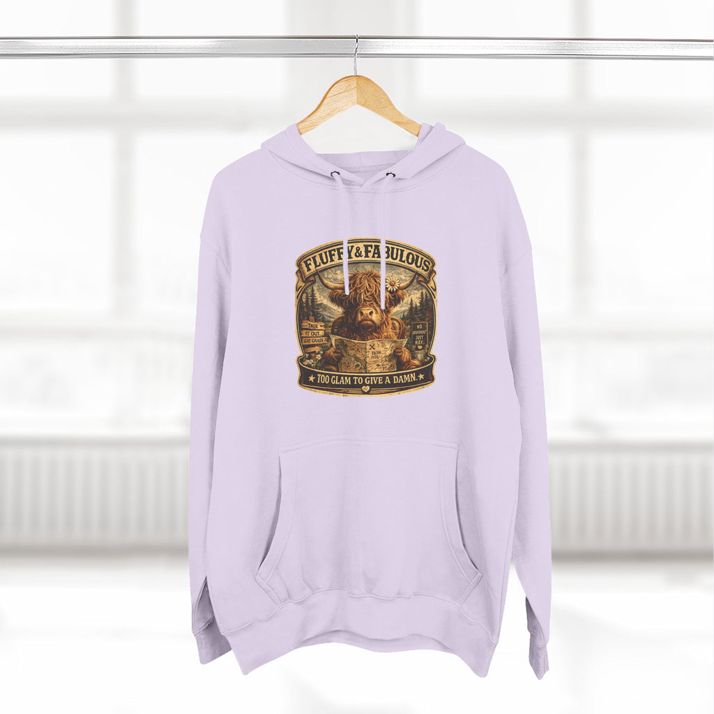Fluffy & Fabulous Three-Panel Fleece Hoodie