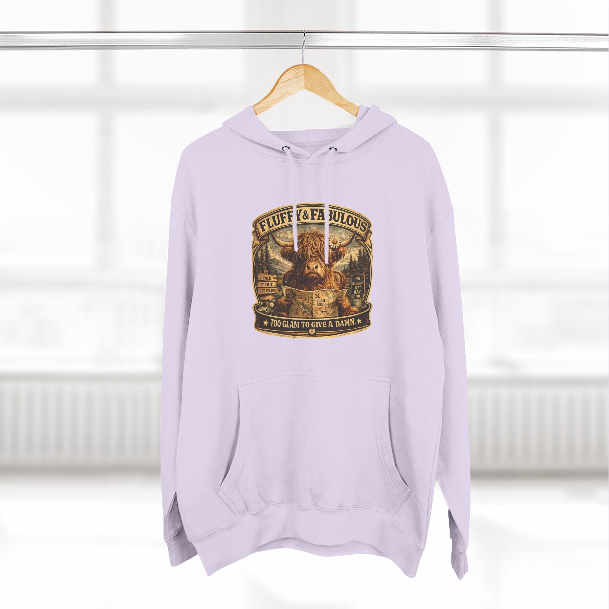 Fluffy & Fabulous Three-Panel Fleece Hoodie