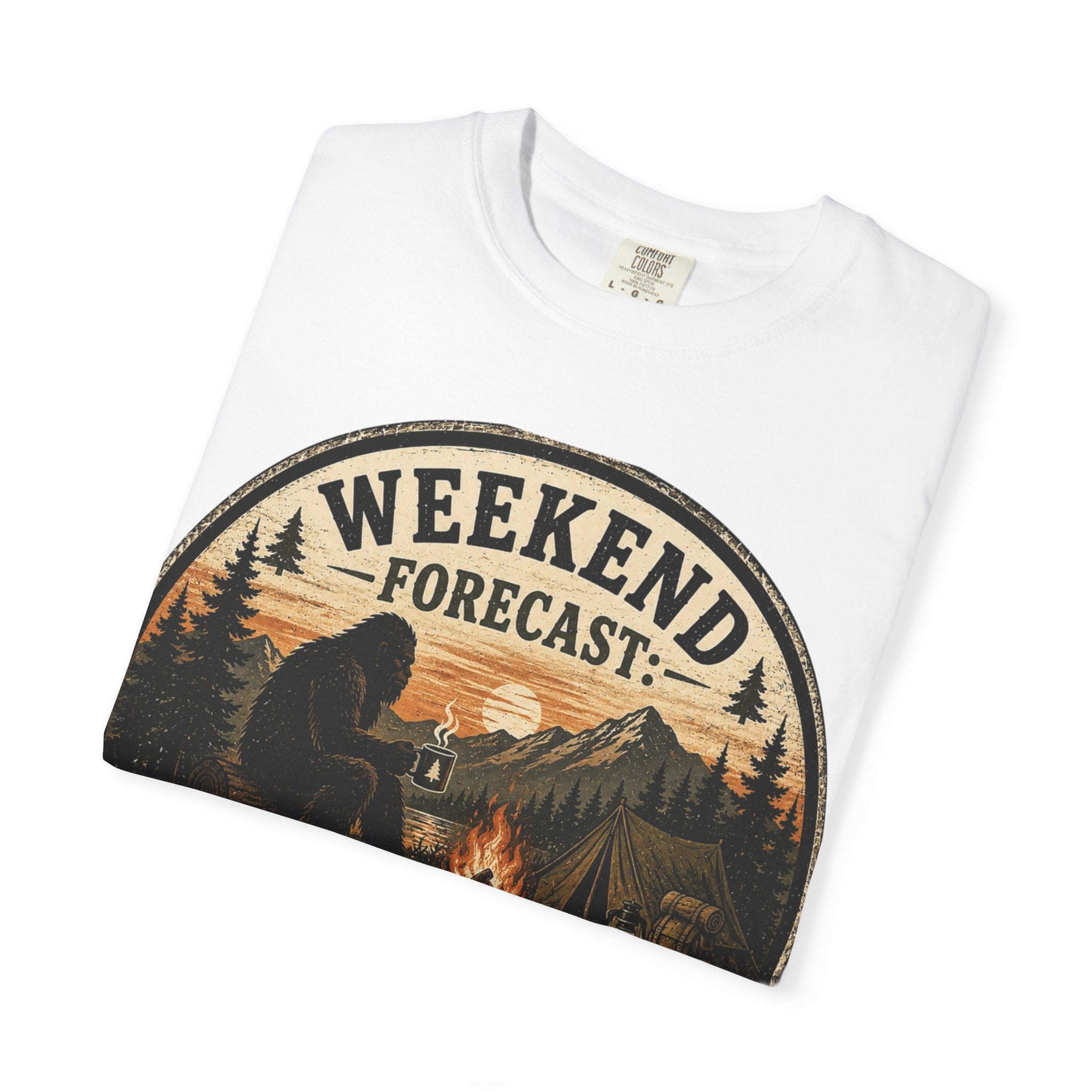 Weekend Forecast: Bigfoot & Campfires T-Shirt