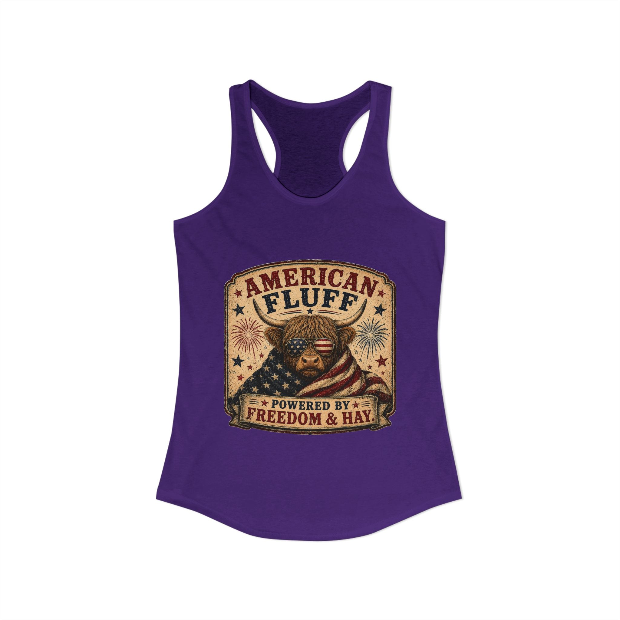 American Fluff Women's Ideal Racerback Tank
