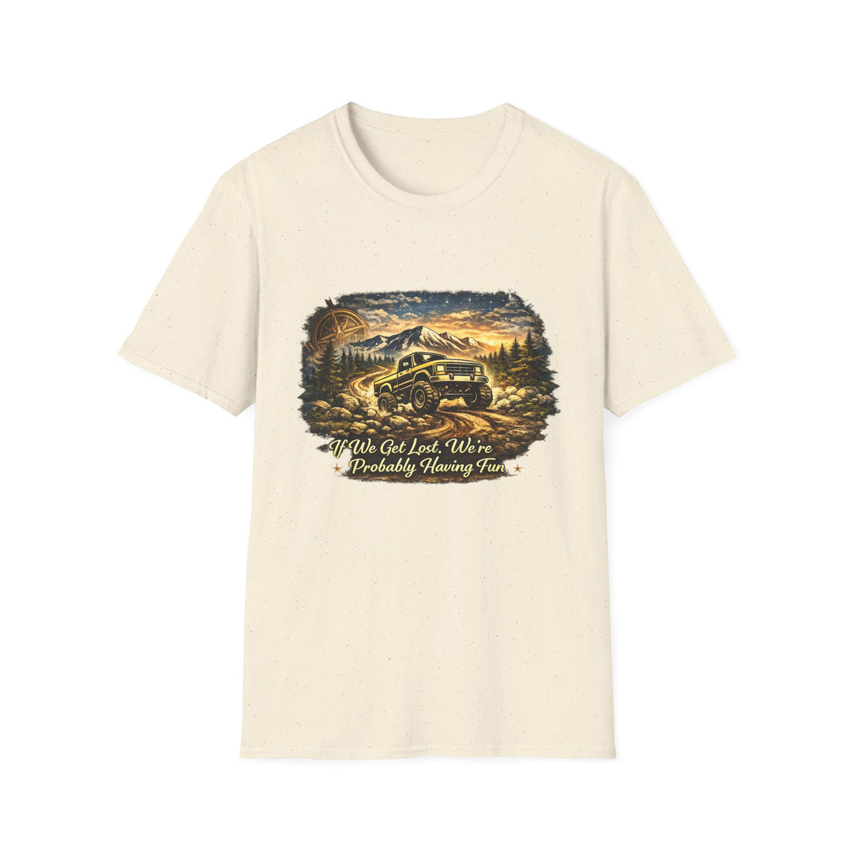 Off-Road Adventure T-Shirt – 'We’ve Got Lost, We’re Probably Having Fun' Scenic Truck Tee