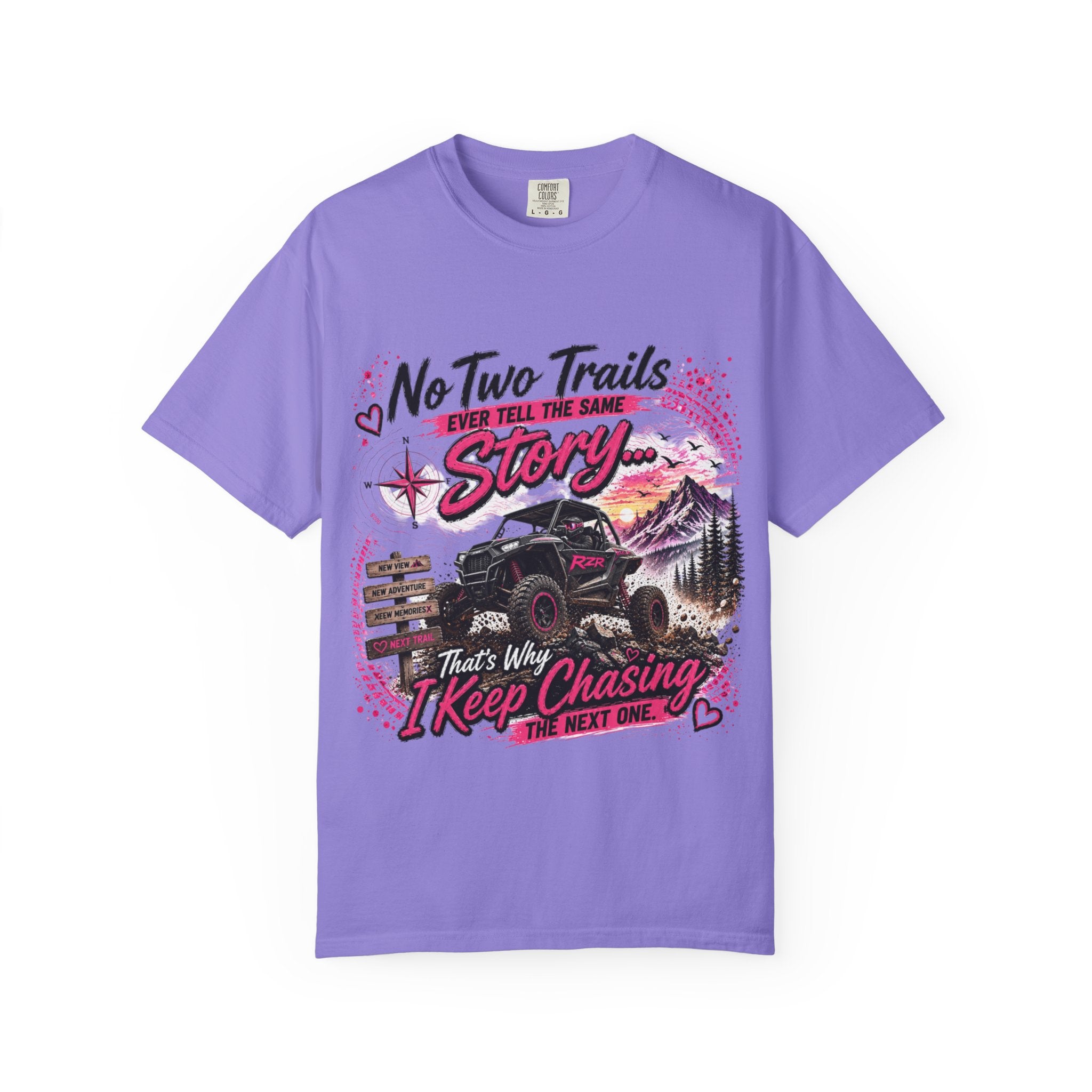 Off-Road Truck T-Shirt — "No Two Trails Ever Tell the Same Story" Adventure Tee