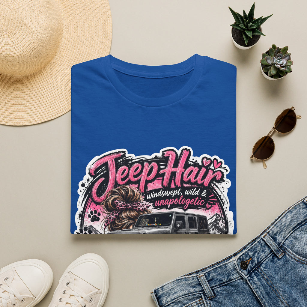 Jeep Hair Don't Care (Pink) Unisex Softstyle T-Shirt