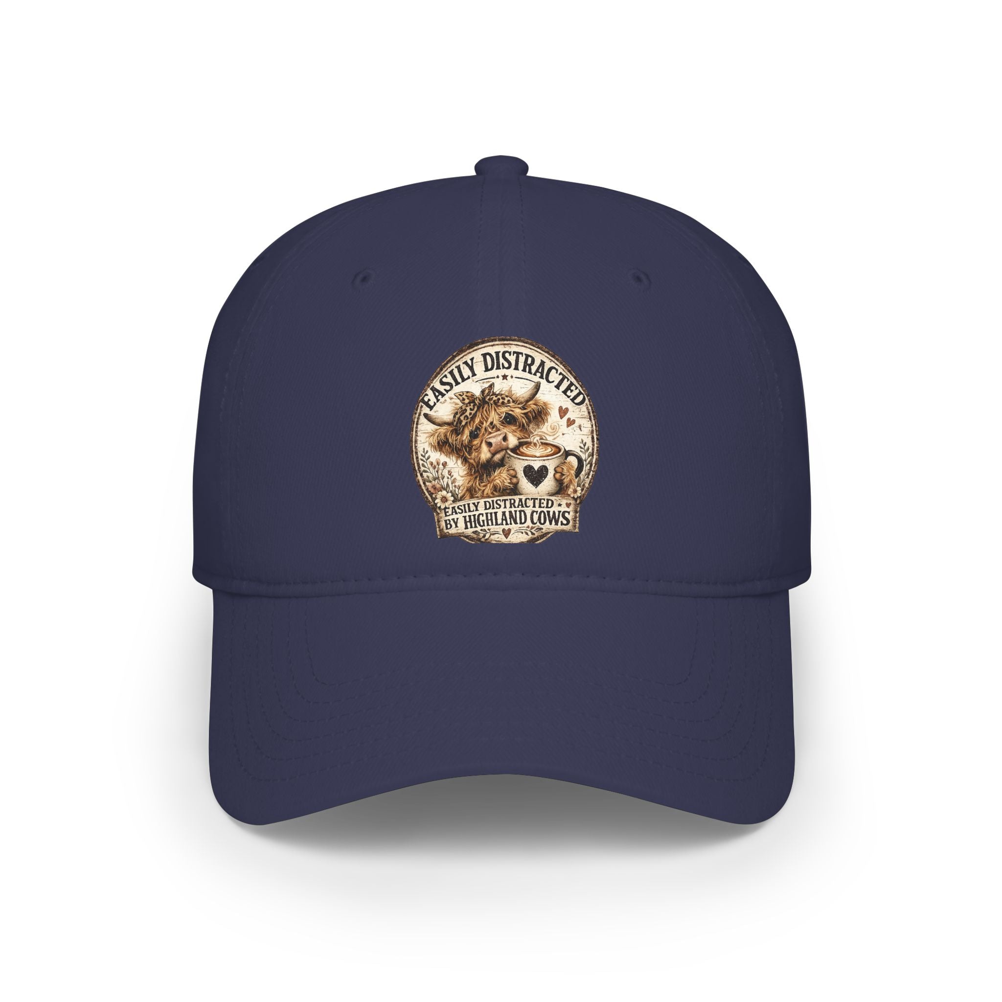 Easily Distracted by Highland Cows Baseball Cap