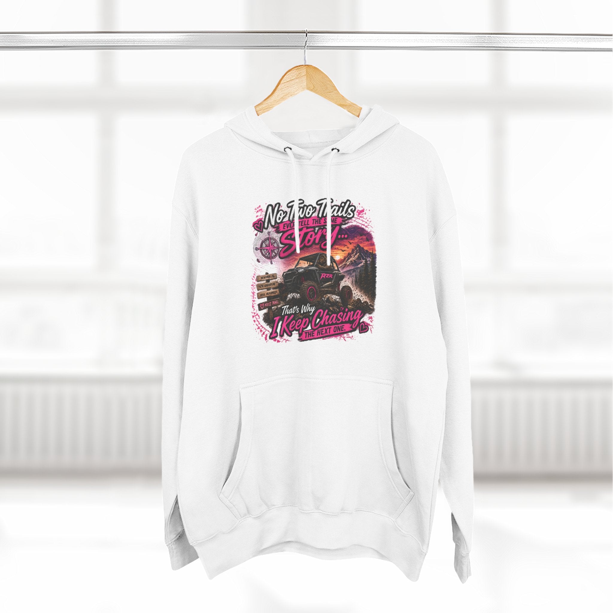 Vintage Desert Motorcycle Hoodie — "Nobody Rides Solo" Retro Biker Graphic