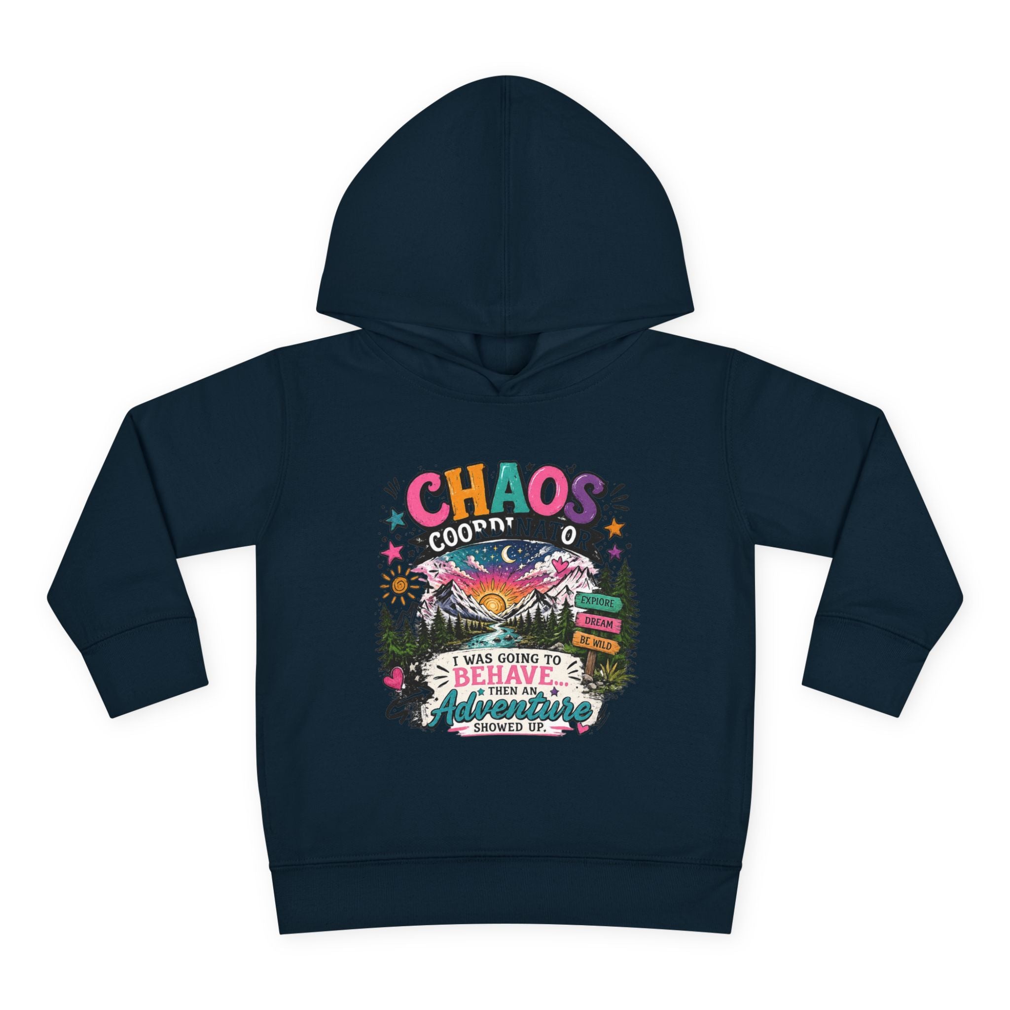 Chaos Coordinator Toddler Pullover Fleece Hoodie