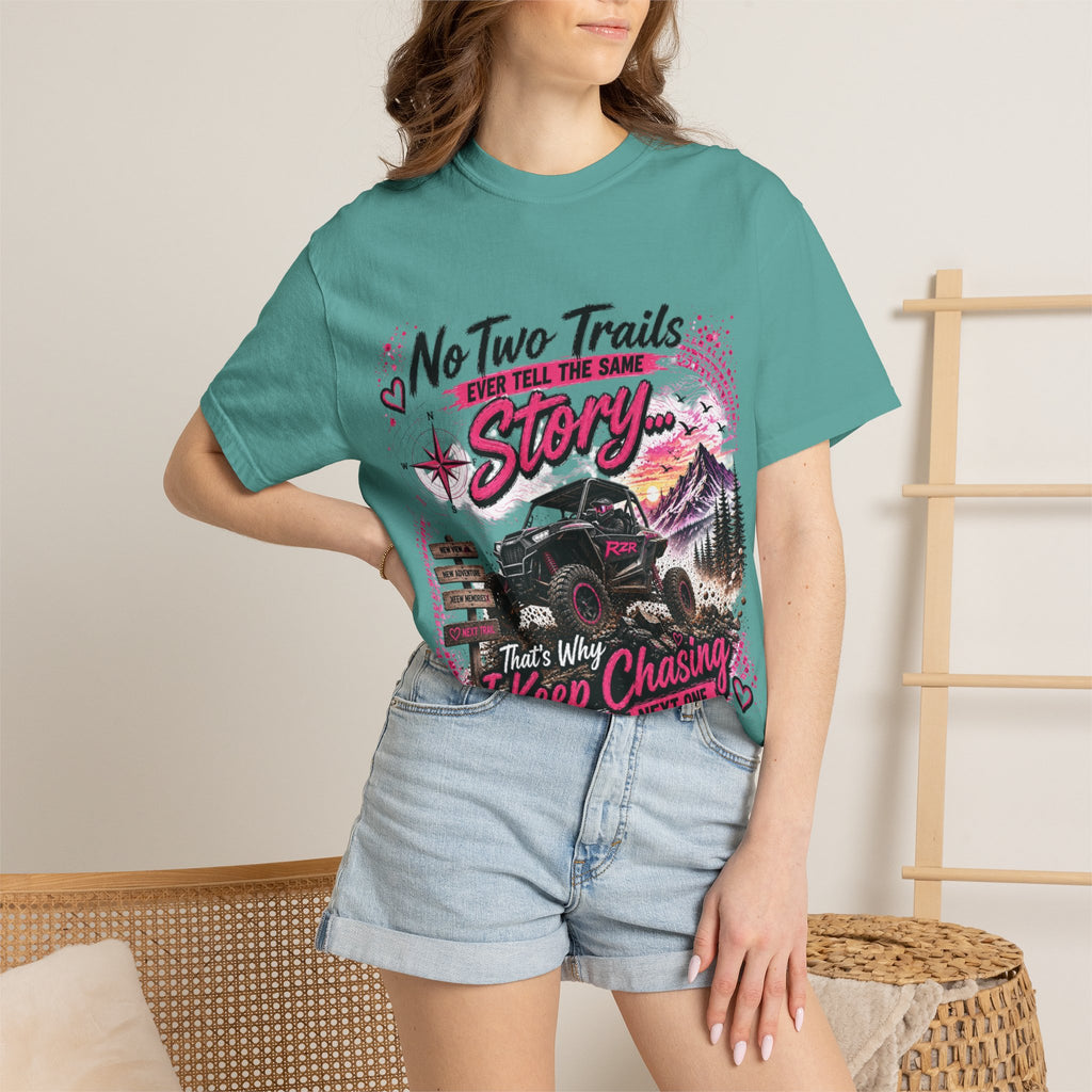 Off-Road Truck T-Shirt — "No Two Trails Ever Tell the Same Story" Adventure Tee