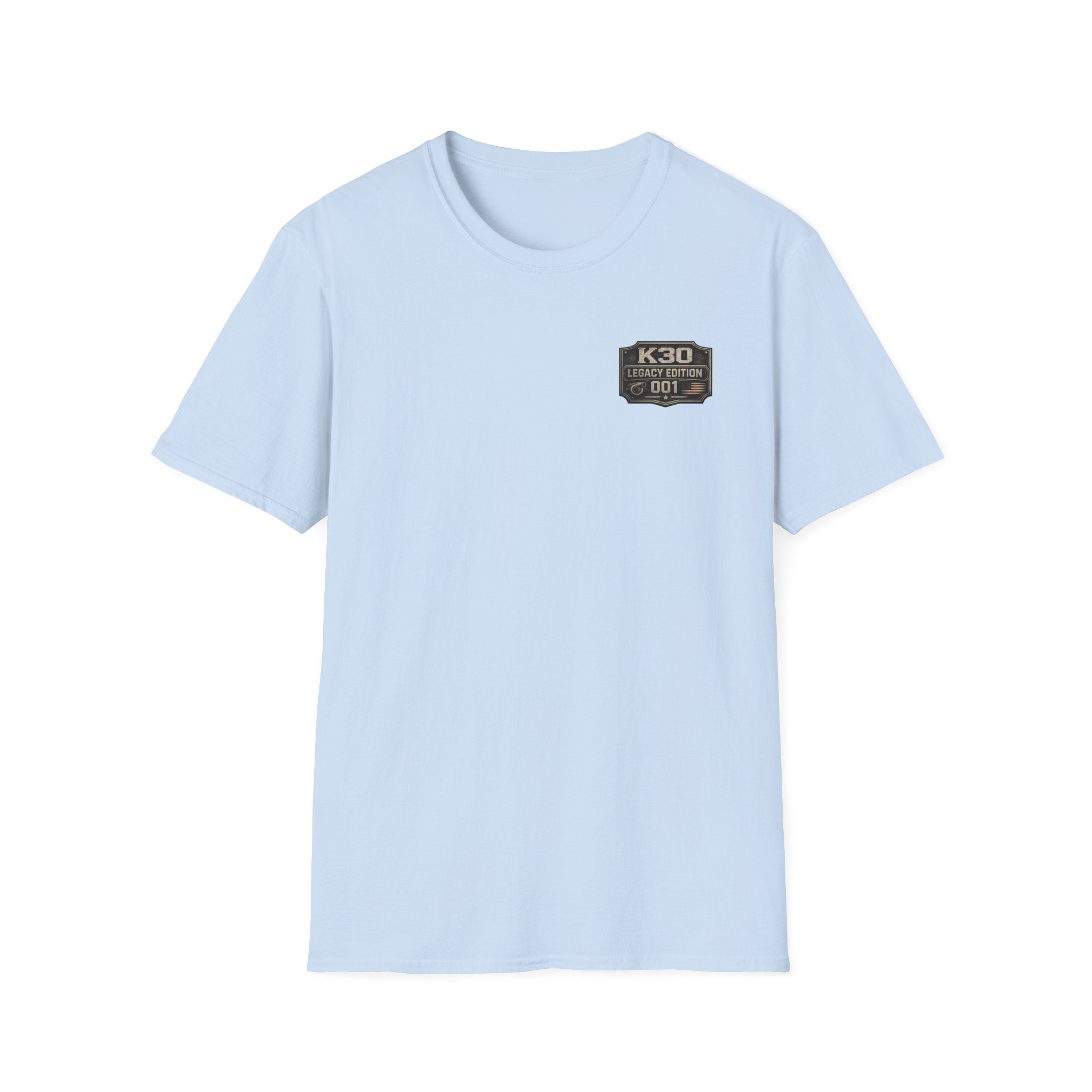 K30 Legacy Edition Badge T-Shirt — 'K30 Legacy Edition 001' Chest Logo
