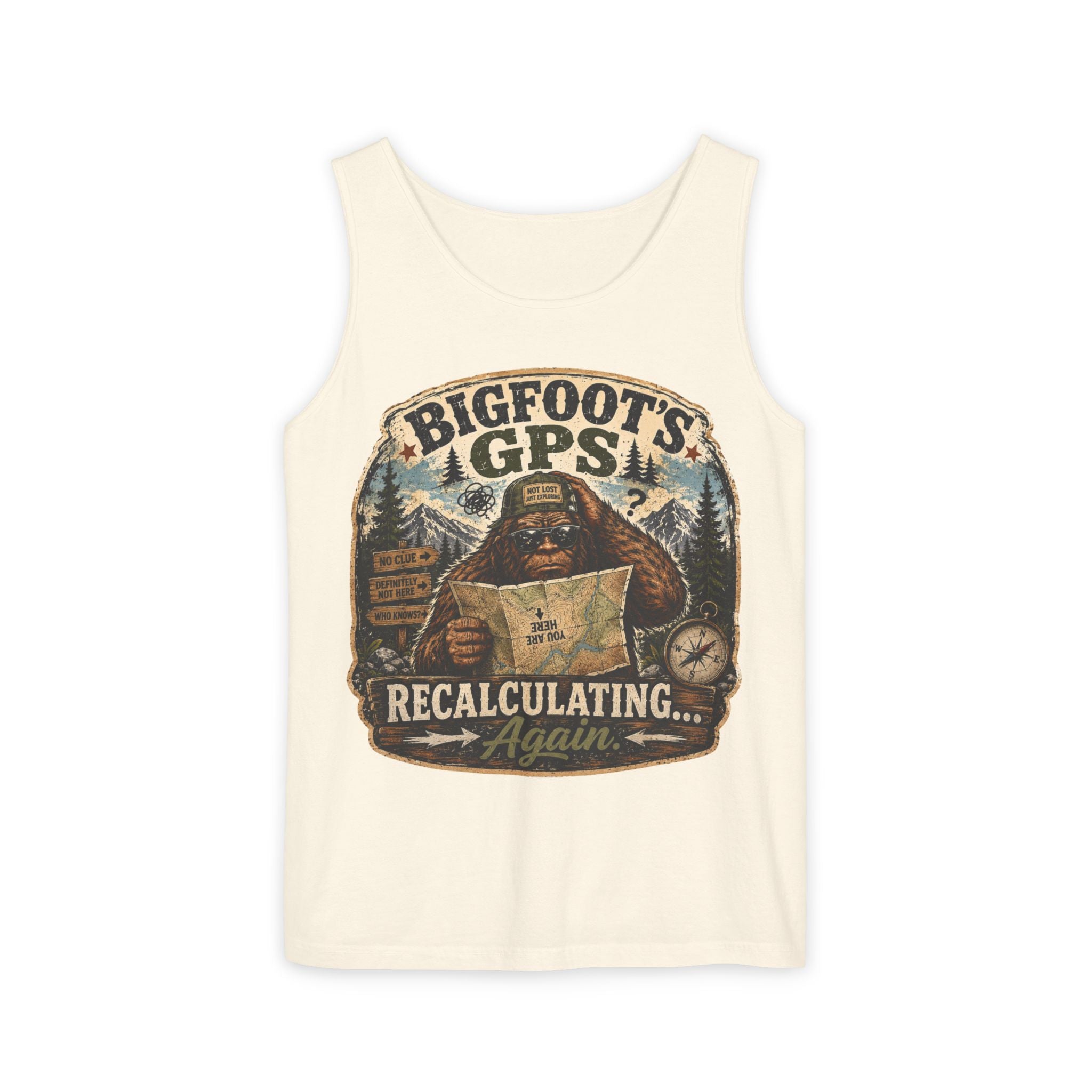 Bigfoot's GPS Relocating AgainTank Top