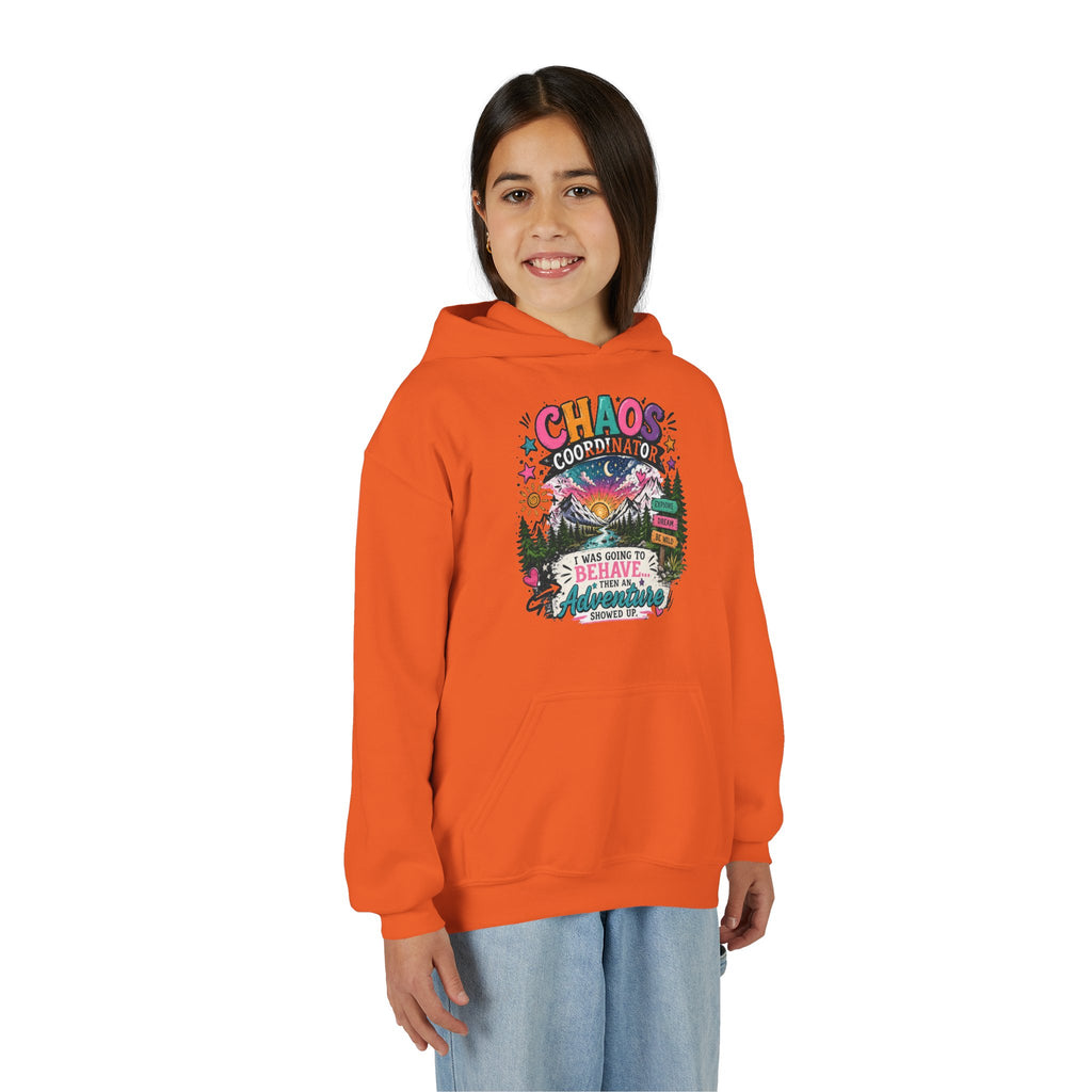 Chaos Coordinator Youth Heavy Blend Hooded Sweatshirt