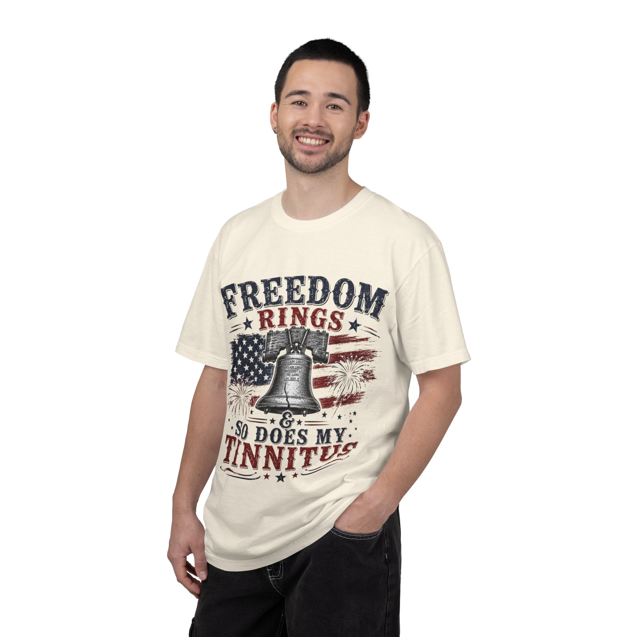 Patriotic 'Freedom Rings So Does My Tinnitus' T-Shirt