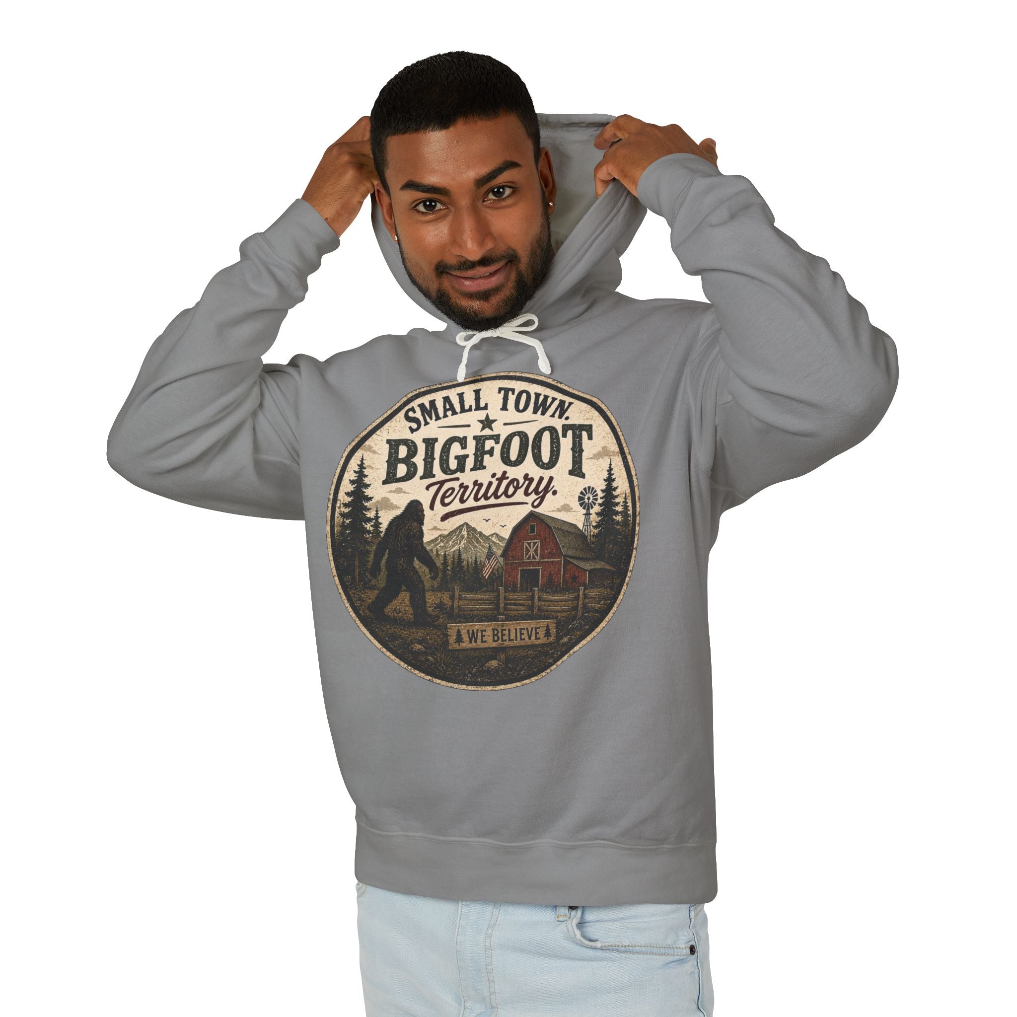 Small Town Bigfoot Territory Hooded Sweatshirt