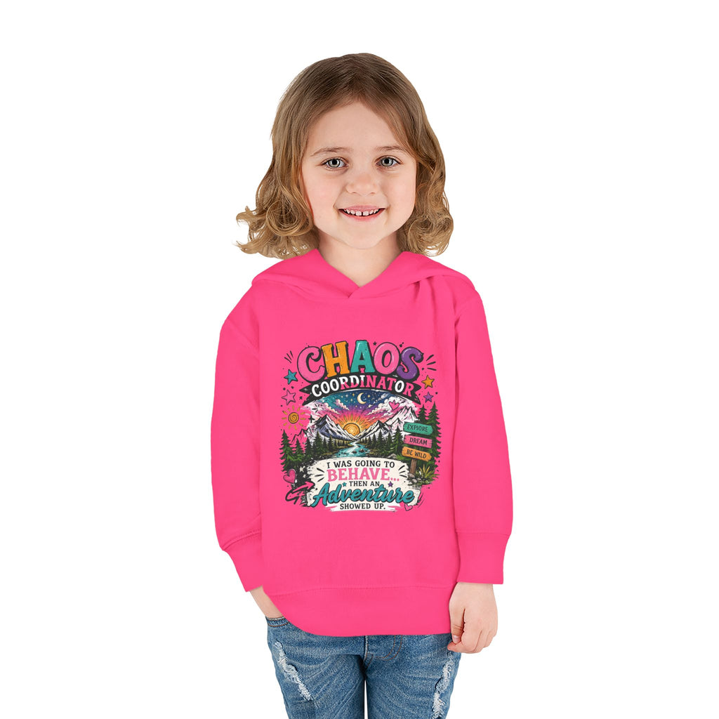Chaos Coordinator Toddler Pullover Fleece Hoodie