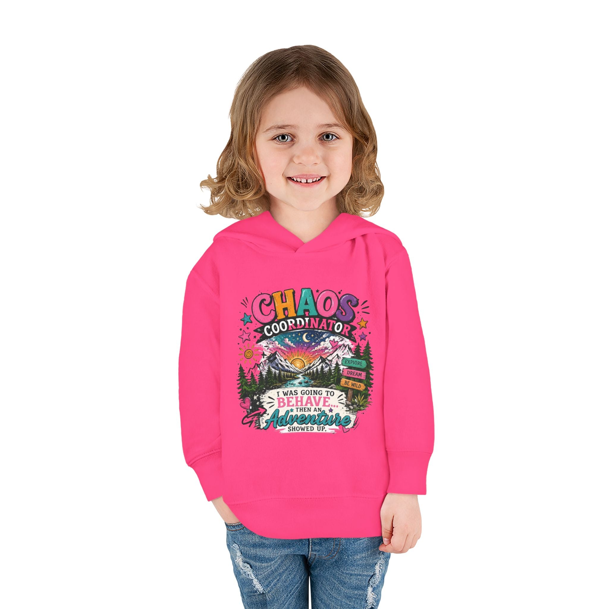 Chaos Coordinator Toddler Pullover Fleece Hoodie
