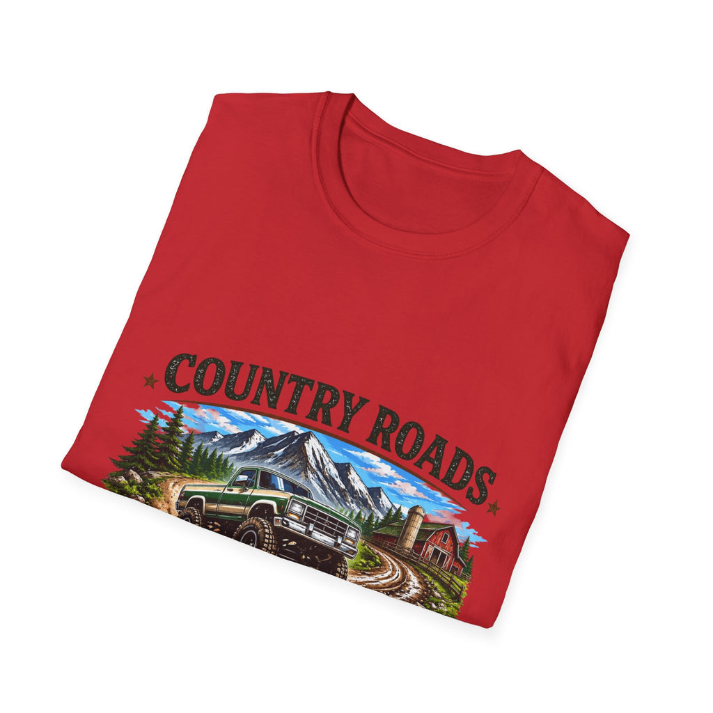 Country Roads Truck Softstyle T-Shirt