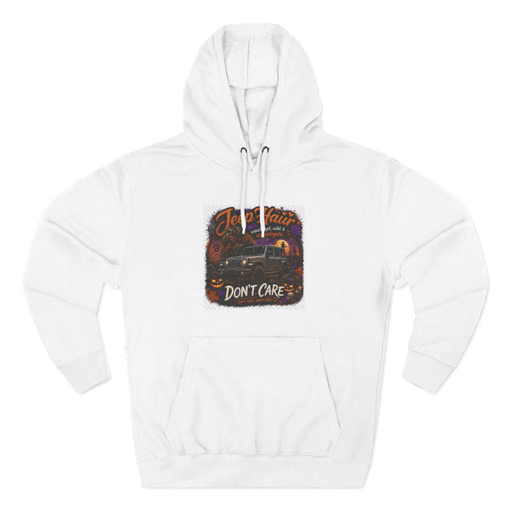 Three-Panel Fleece Hoodie