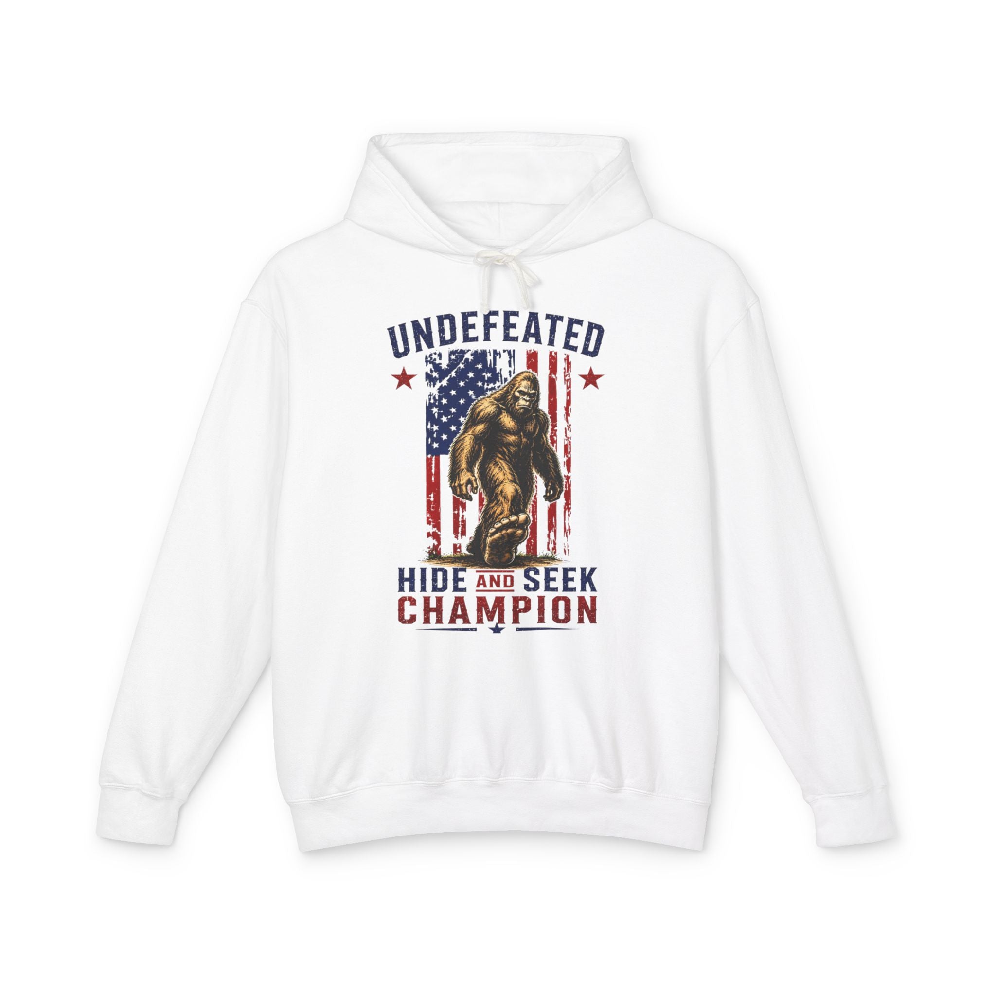 Undefeated Hide and Seek Champion 4th of July Hooded Sweatshirt