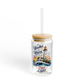 Lighthouse Sipper Glass 16oz – "Weather the Waves" Inspirational Travel Tumbler