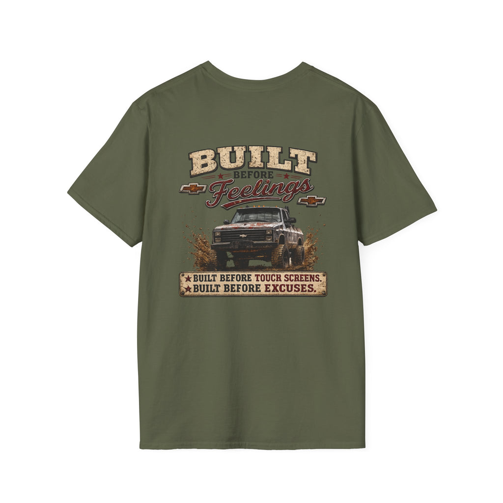 Vintage 'Built Not Bought' Chest Logo T-Shirt