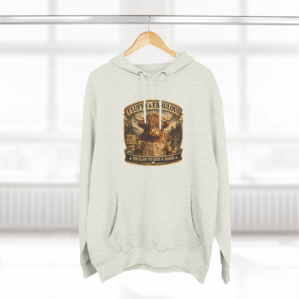 Fluffy & Fabulous Three-Panel Fleece Hoodie