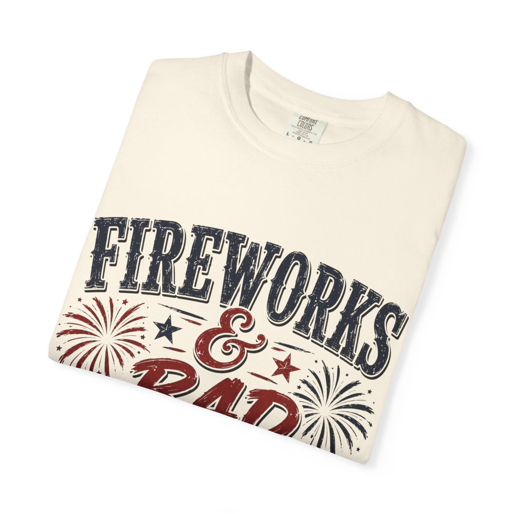 Fireworks & Bad Decisions T-Shirt — Patriotic 4th of July Party Tee