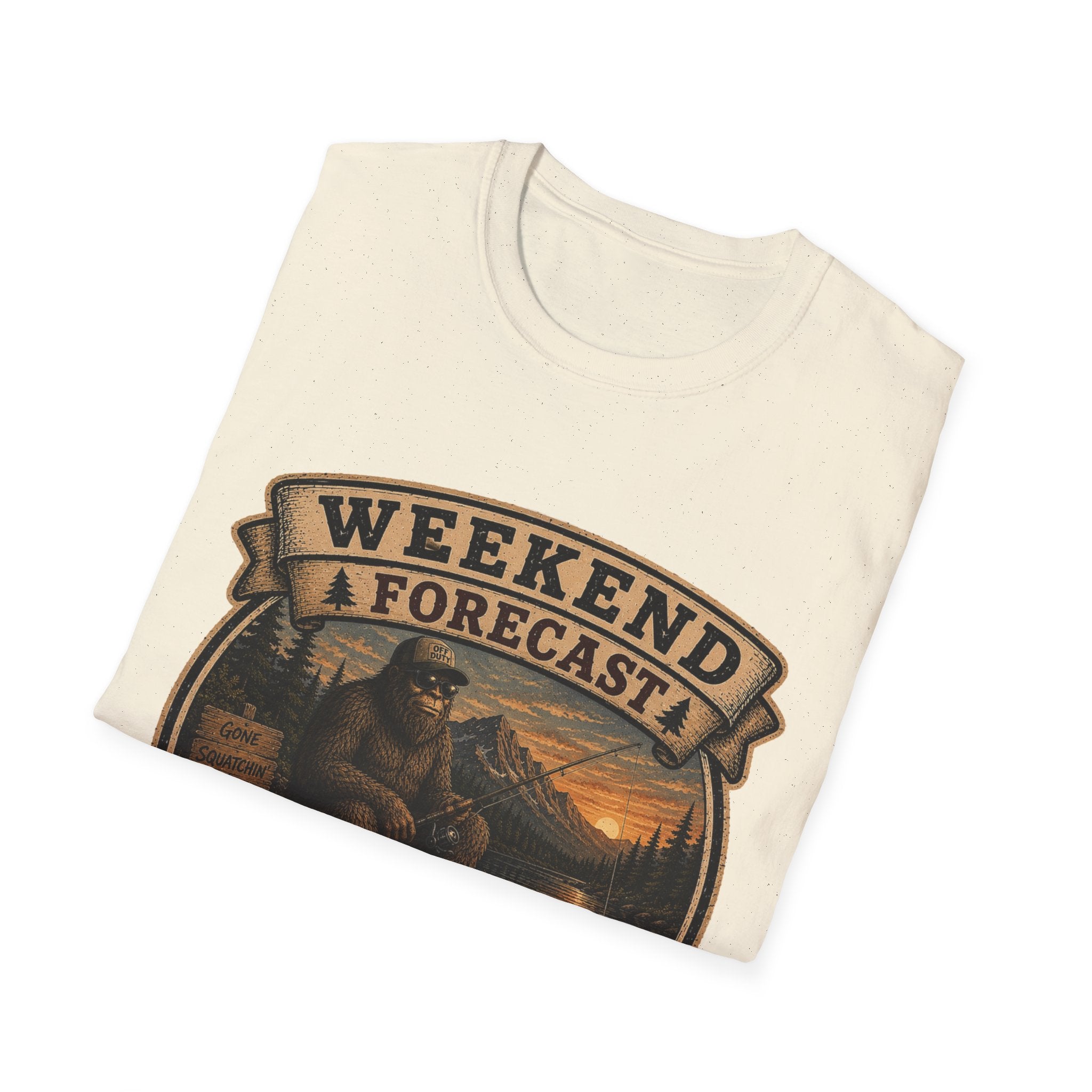 Weekend Forecast T-Shirt — 100% Chance of Avoiding People Graphic Tee