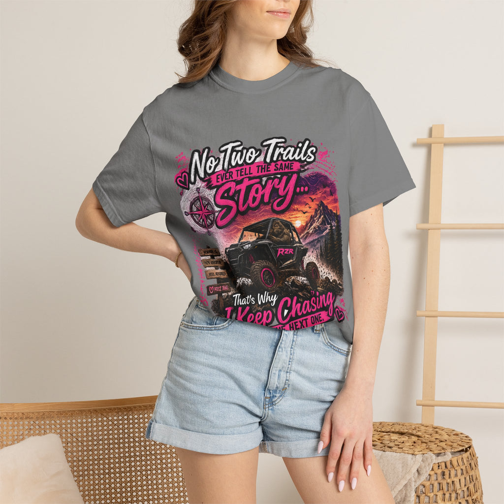 Off‑Road Truck T‑Shirt — “No Two Trails Ever Tell the Same Story” Adventure Tee