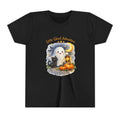 "Little Ghost Adventure" Halloween Kids Shirt with Cute Pumpkin & Black Cat Design - Youth Tee