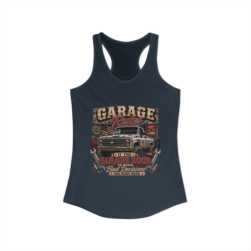 Garage Rules Ideal Racerback Tank