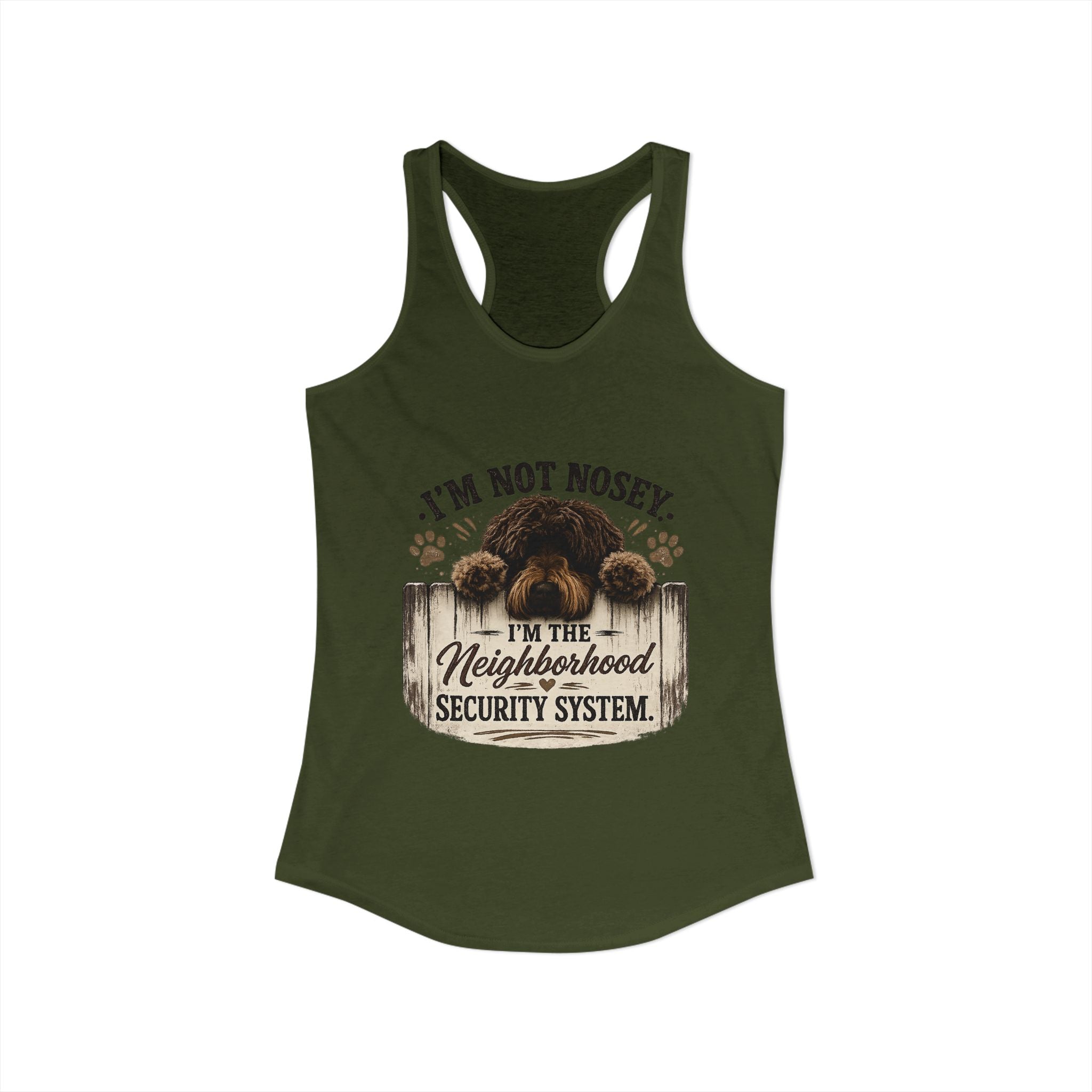 I'm Not Nosey Women's Ideal Racerback Tank