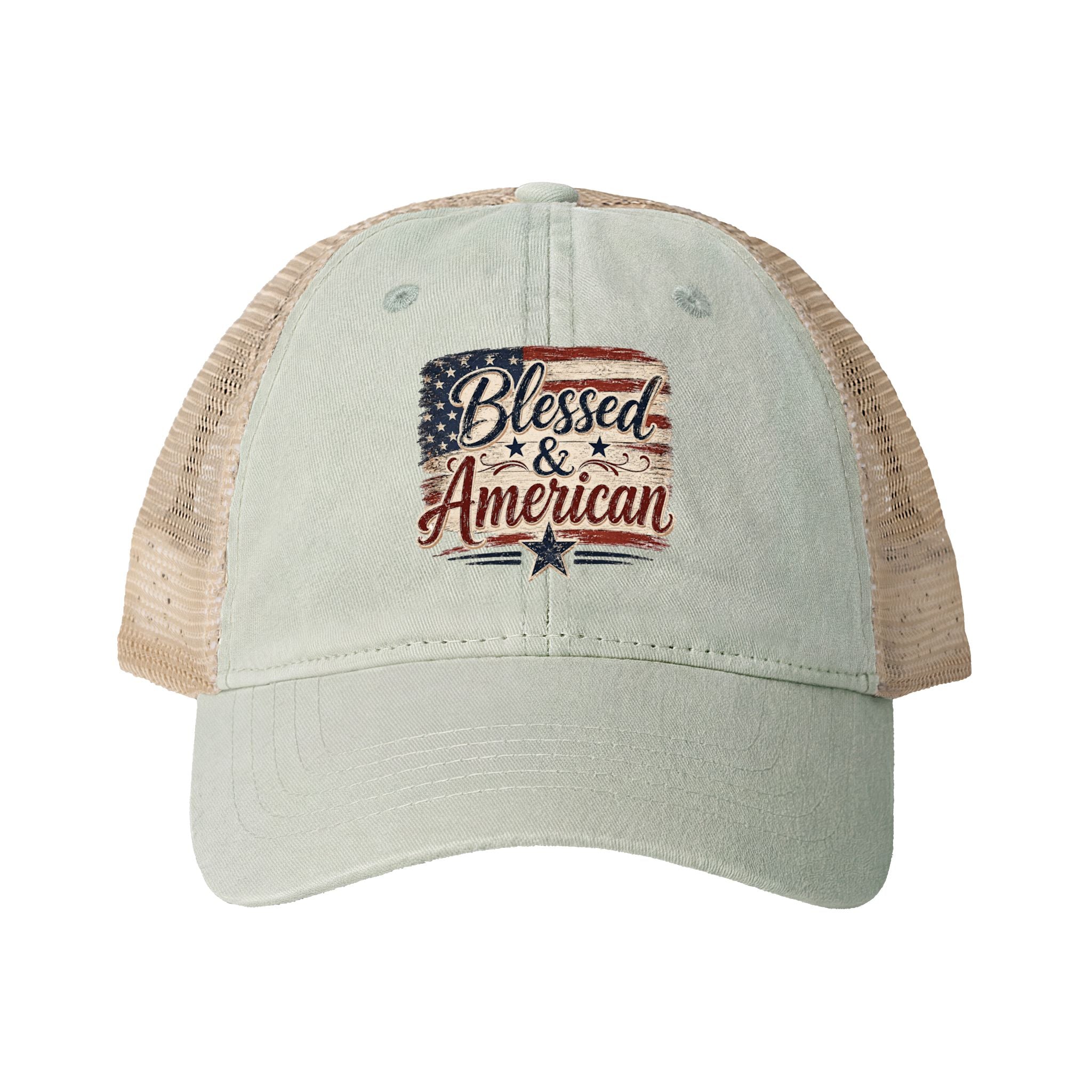 Women's Washed Mesh-Back Cap