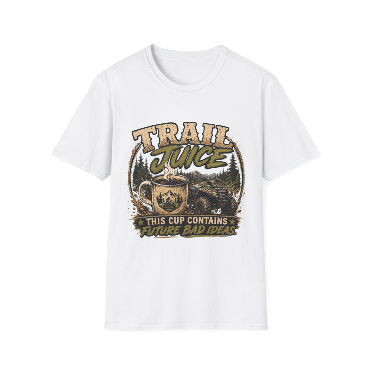 Trail Juice T-Shirt — Vintage Outdoor Camping Graphic