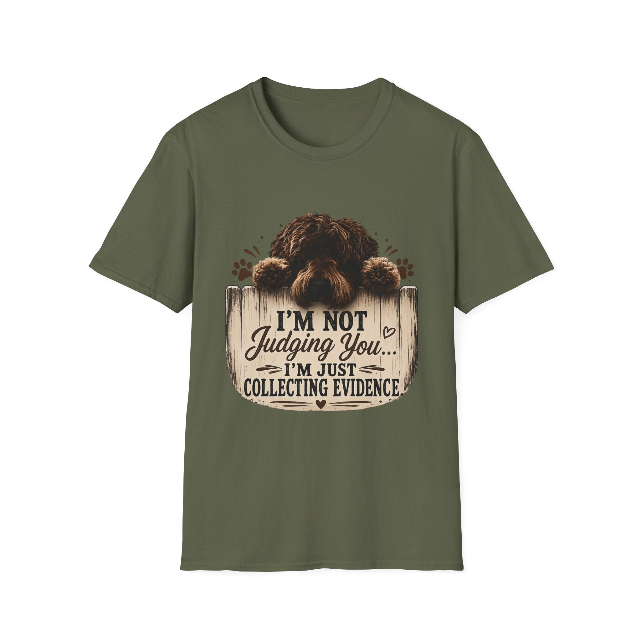 'I'm Not Judging You I'm Just Collecting Evidence' Unisex Softstyle T-Shirt