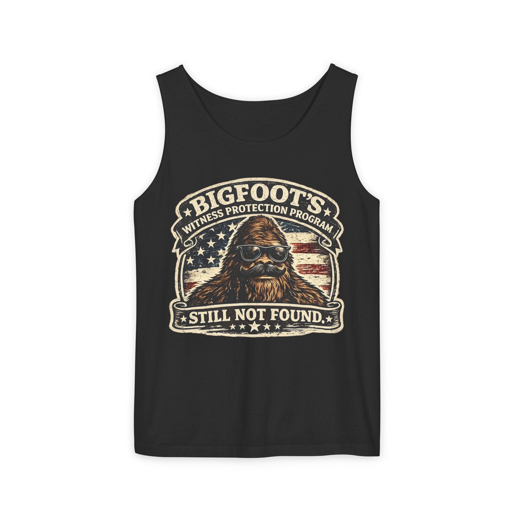 Bigfoot's Witness Protection Program Tank Top