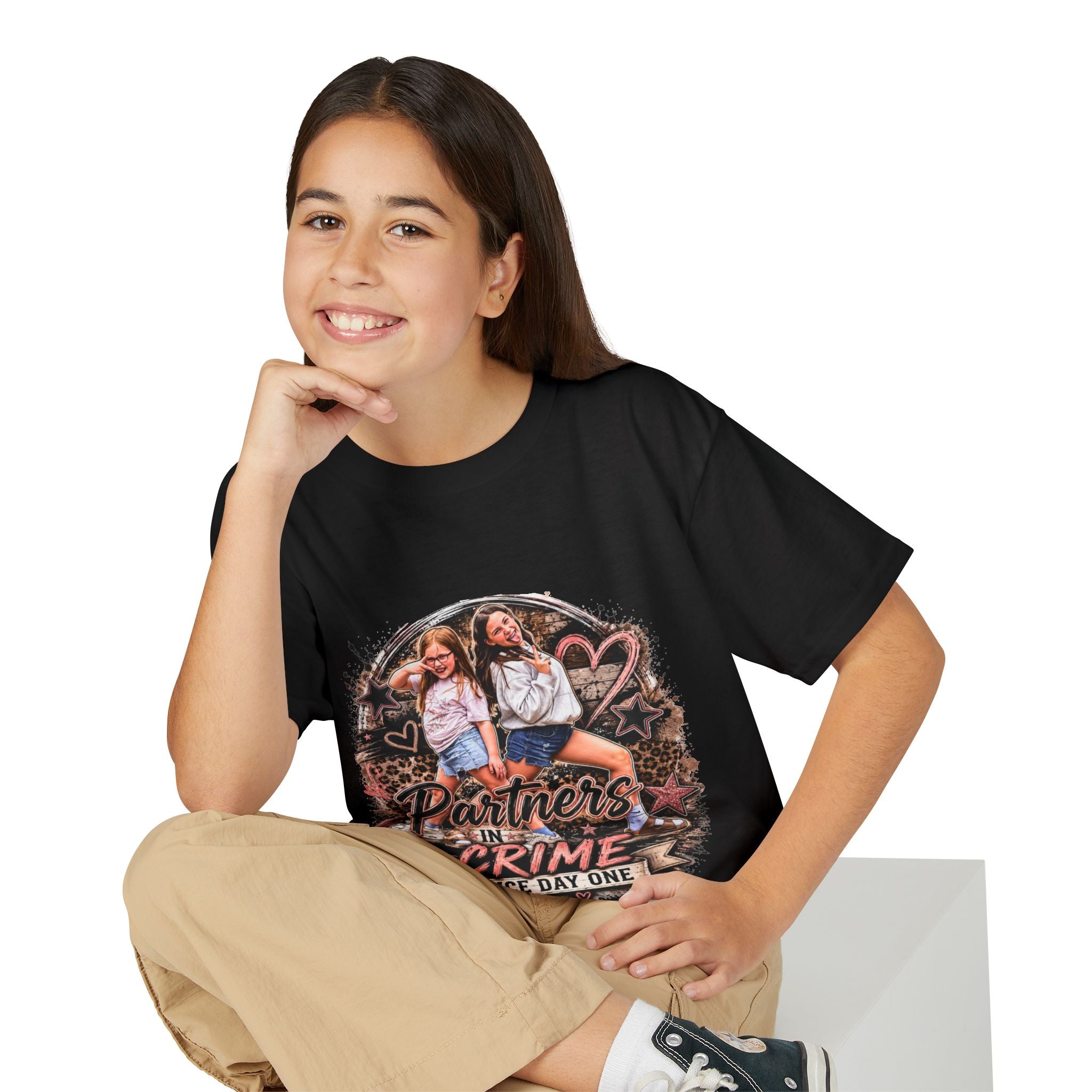 "Partners in Crime Since Day One" Best Friend Tee – Youth T-Shirt