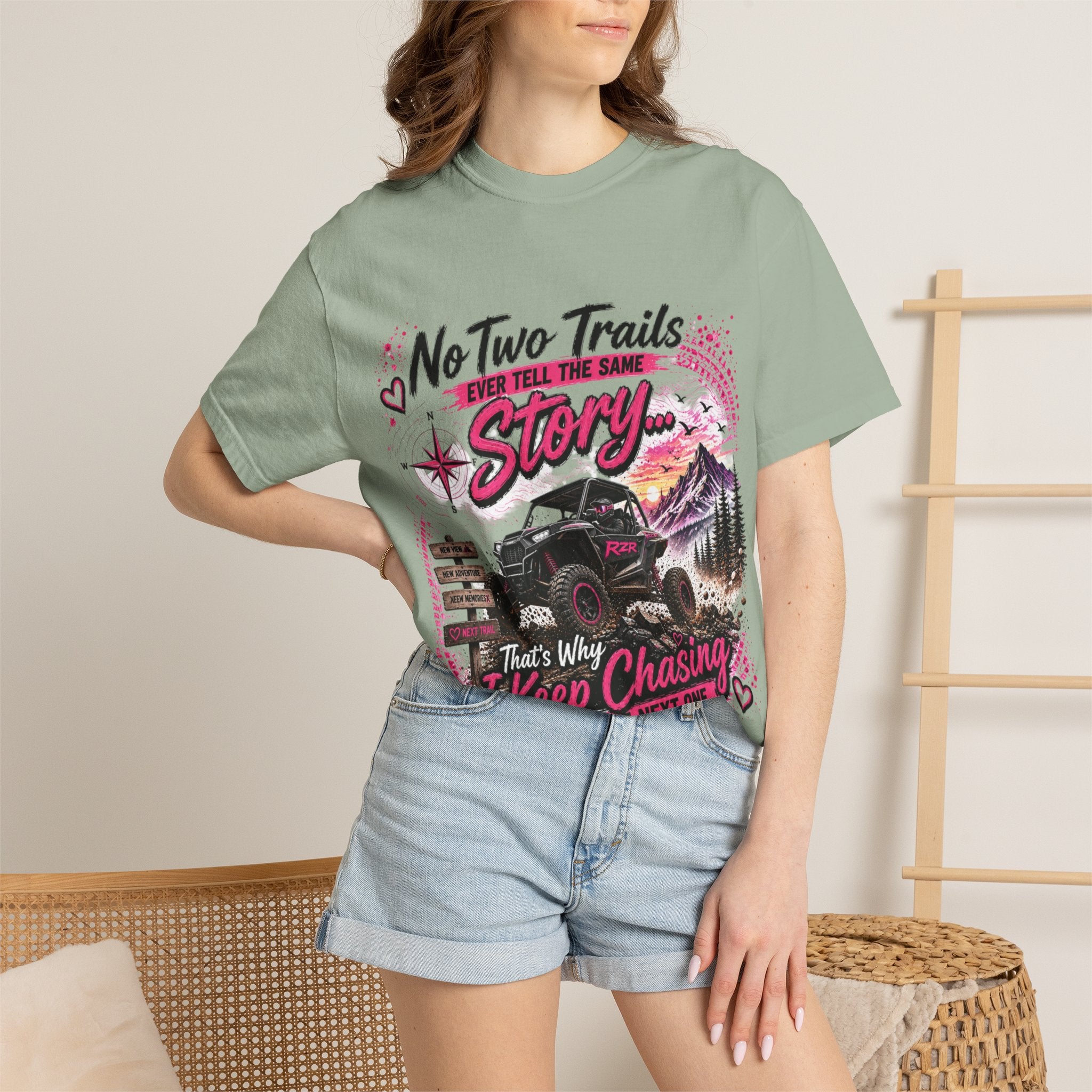 Off-Road Truck T-Shirt — "No Two Trails Ever Tell the Same Story" Adventure Tee