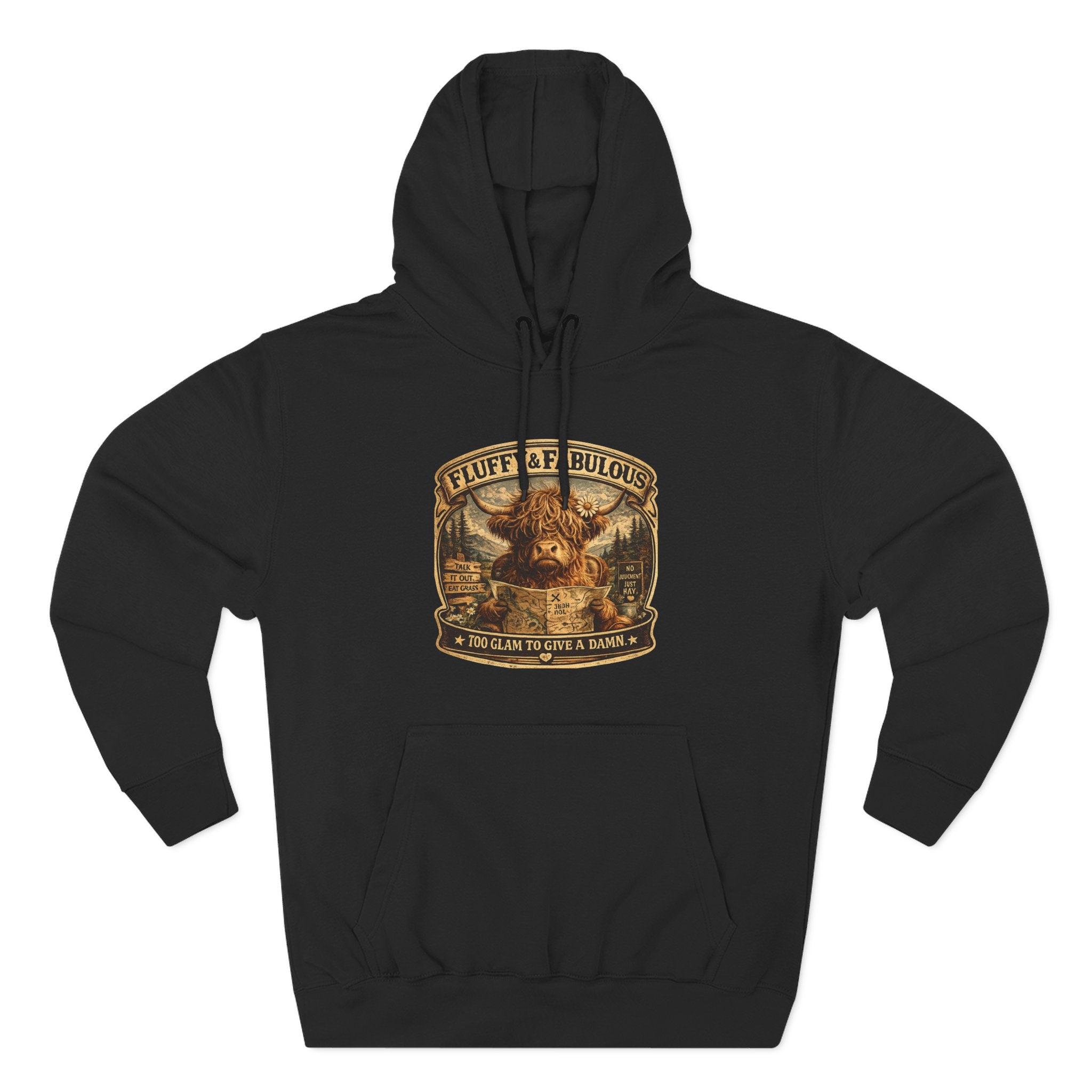 Fluffy & Fabulous Three-Panel Fleece Hoodie