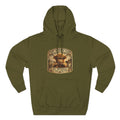 Tiny Patience Club Highland Cow Three-Panel Fleece Hoodie