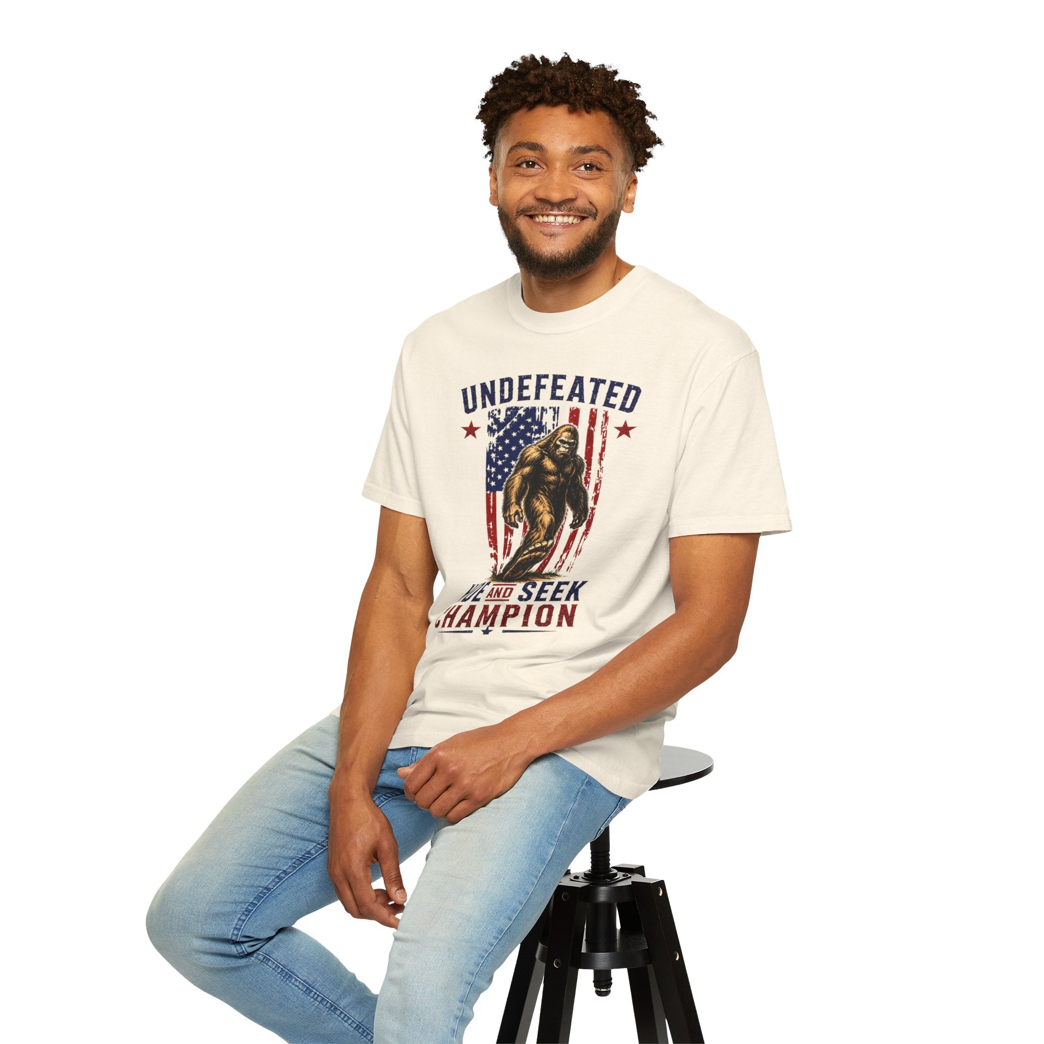 Undefeated Hide and Seek Champion 4th of July T-shirt
