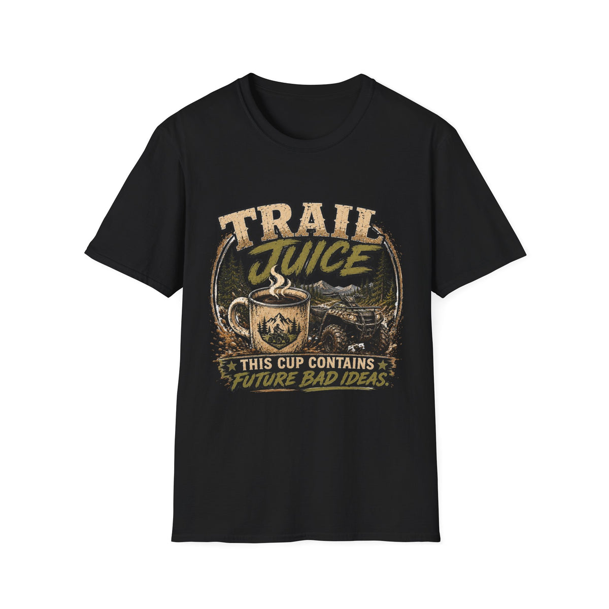 Trail Juice T-Shirt — Vintage Outdoor Camping Graphic