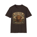 Cow Hair Don't Care Highland Cow - Unisex Softstyle T-Shirt